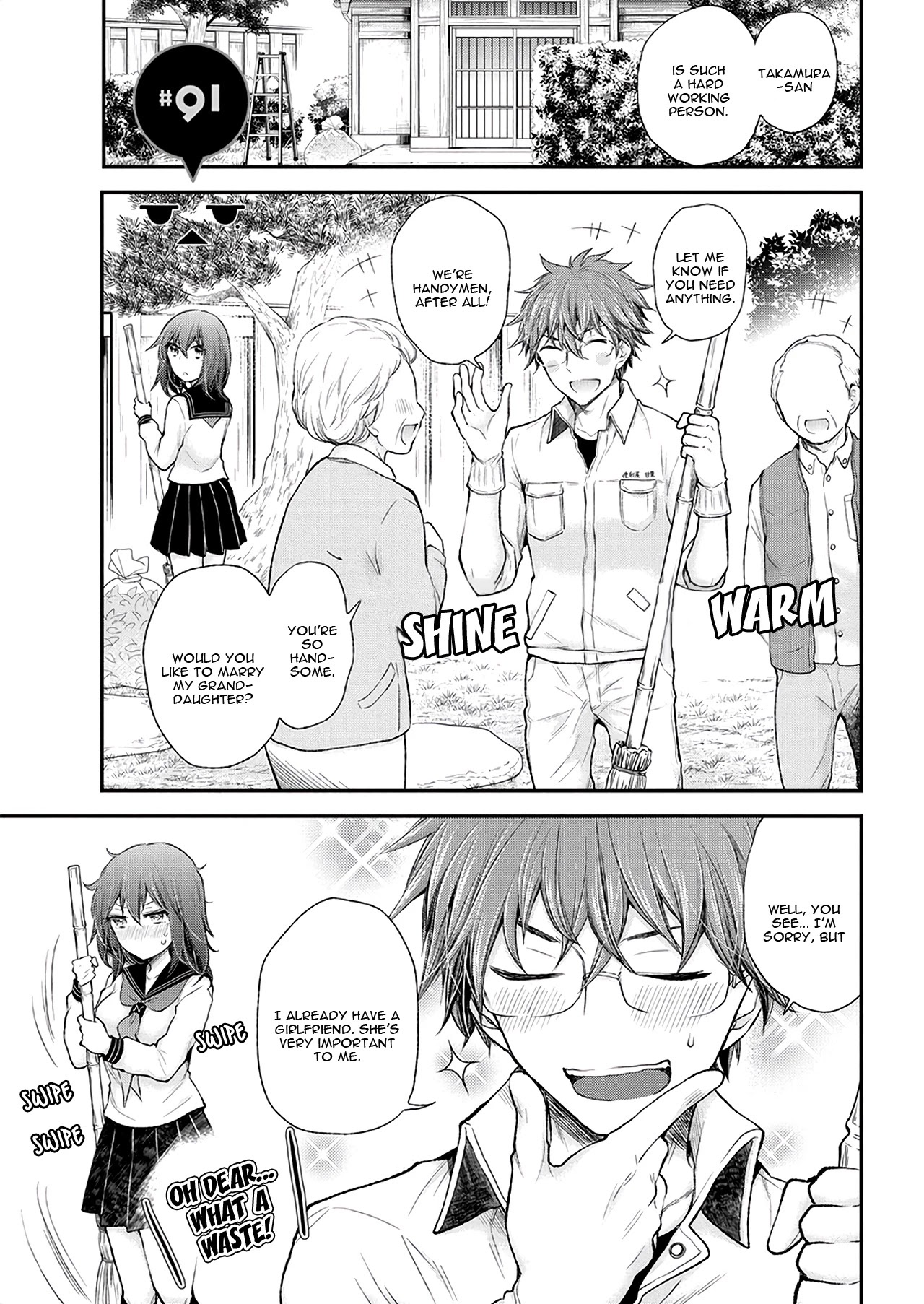 Henjo - Hen na Joshi Kousei Amaguri Senko Chapter 91 page 3 - Chapter 91