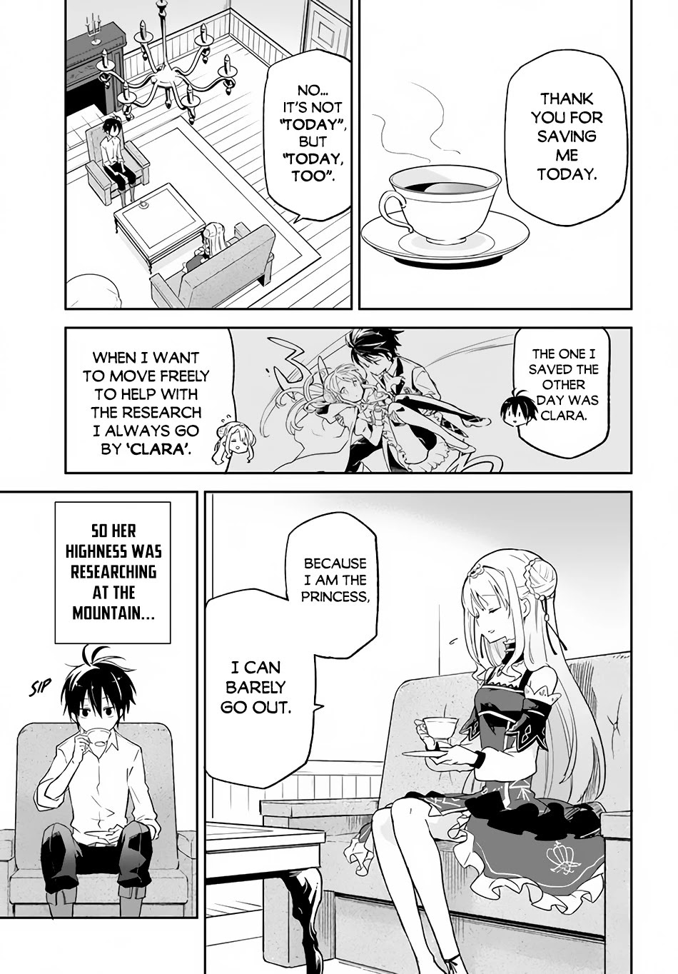 Henkyou Gurashi no Maou, Tensei shite Saikyou no Majutsushi ni naru Chapter 13 page 2 - Chapter 13: Former Demon Lord, Knows the Princess's Secret