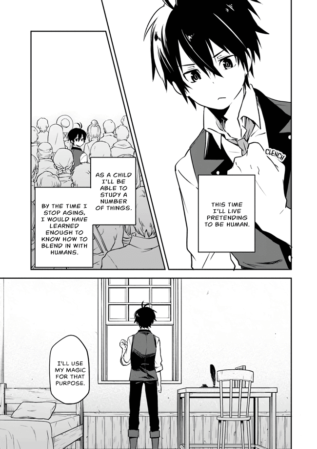 Henkyou Gurashi no Maou, Tensei shite Saikyou no Majutsushi ni naru Chapter 2 page 9 - Chapter 2: The Previous Generation's Demon Lord Tests Abilities From Last Generation