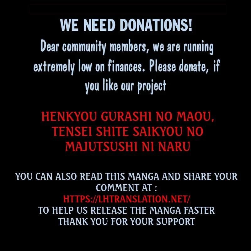 Henkyou Gurashi no Maou, Tensei shite Saikyou no Majutsushi ni naru Chapter 20 page 30 - Chapter 20