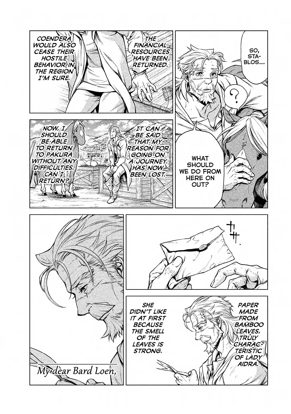 Henkyou no Roukishi - Bard Loen Chapter 15 page 14 - Chapter 15: Aidra's Letter