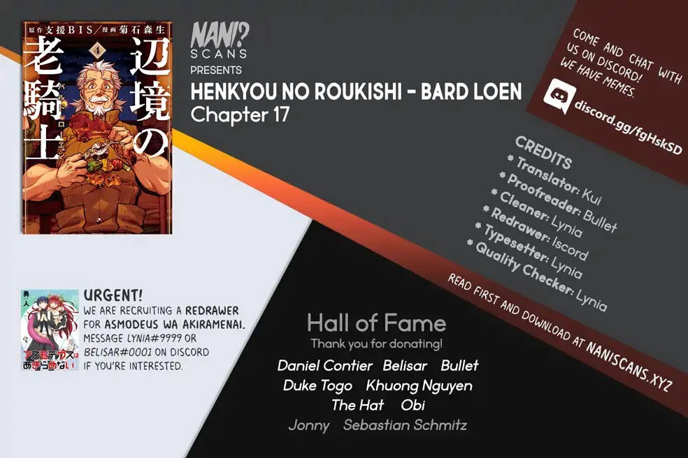 Henkyou no Roukishi - Bard Loen Chapter 17 page 1 - Chapter 17: Cleaver Blade