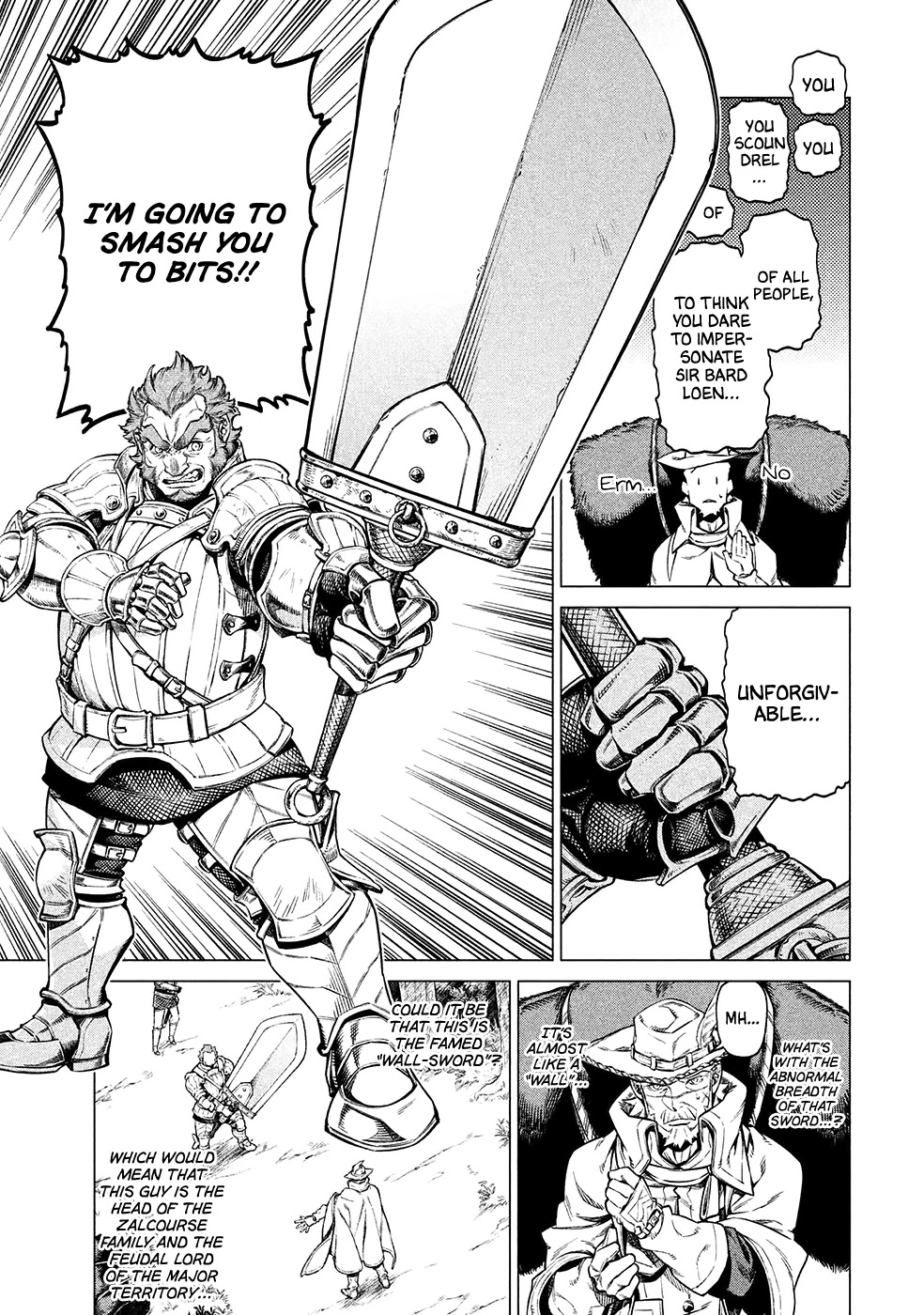 Henkyou no Roukishi - Bard Loen Chapter 21 page 10 - Chapter 21: Wall Sword