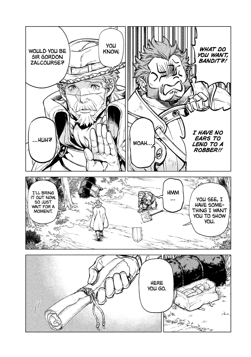 Henkyou no Roukishi - Bard Loen Chapter 21 page 22 - Chapter 21: Wall Sword
