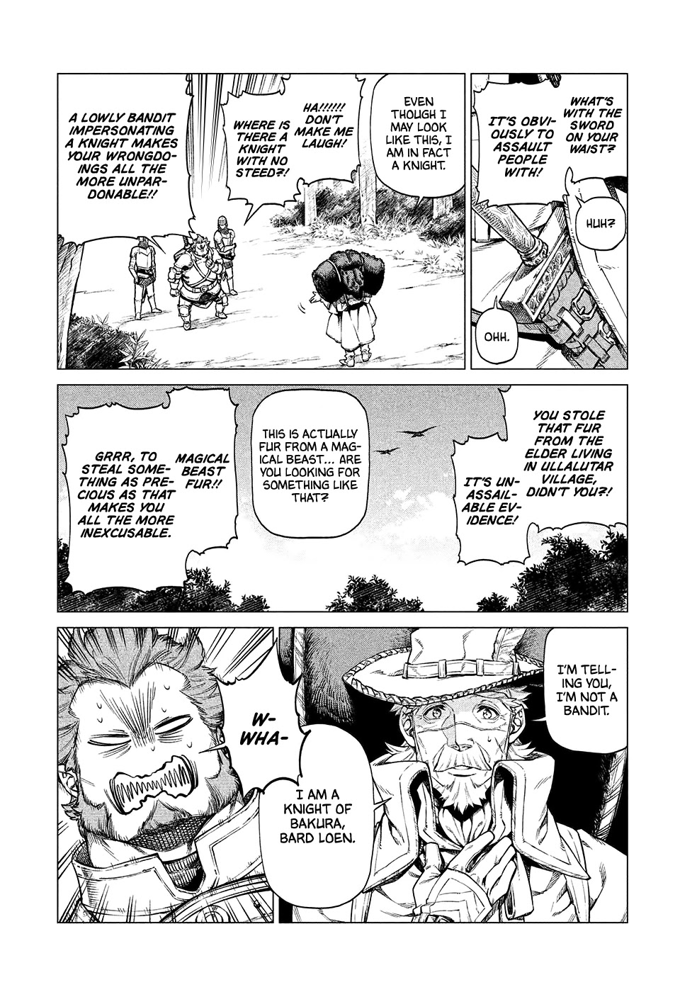 Henkyou no Roukishi - Bard Loen Chapter 21 page 9 - Chapter 21: Wall Sword