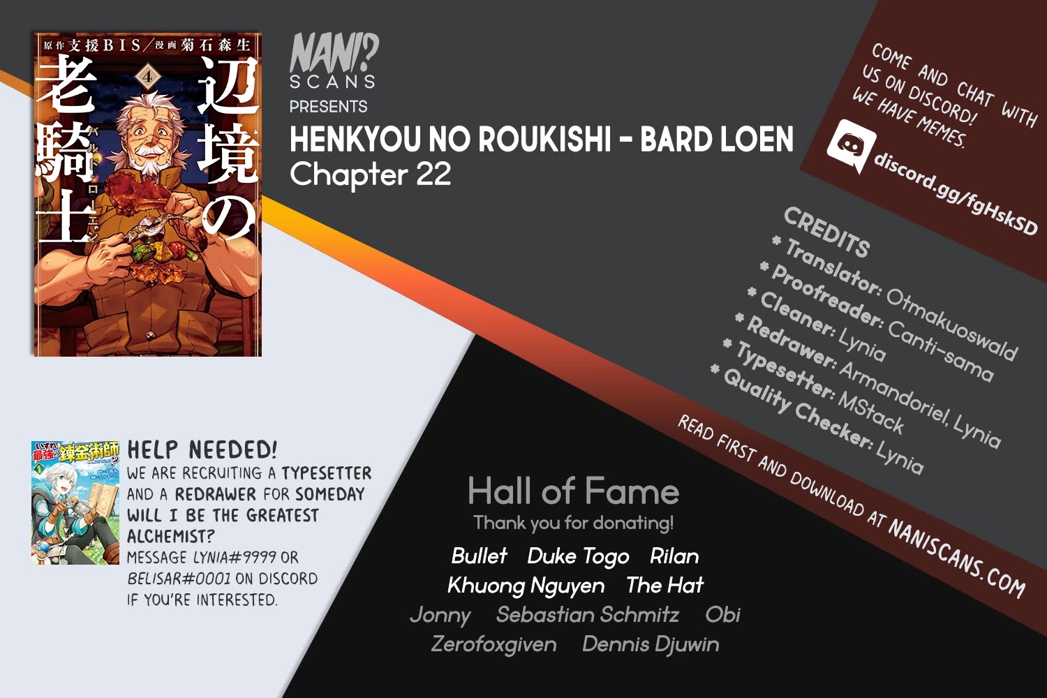 Henkyou no Roukishi - Bard Loen Chapter 22 page 1 - Chapter 22: Grilled Black Lobsters