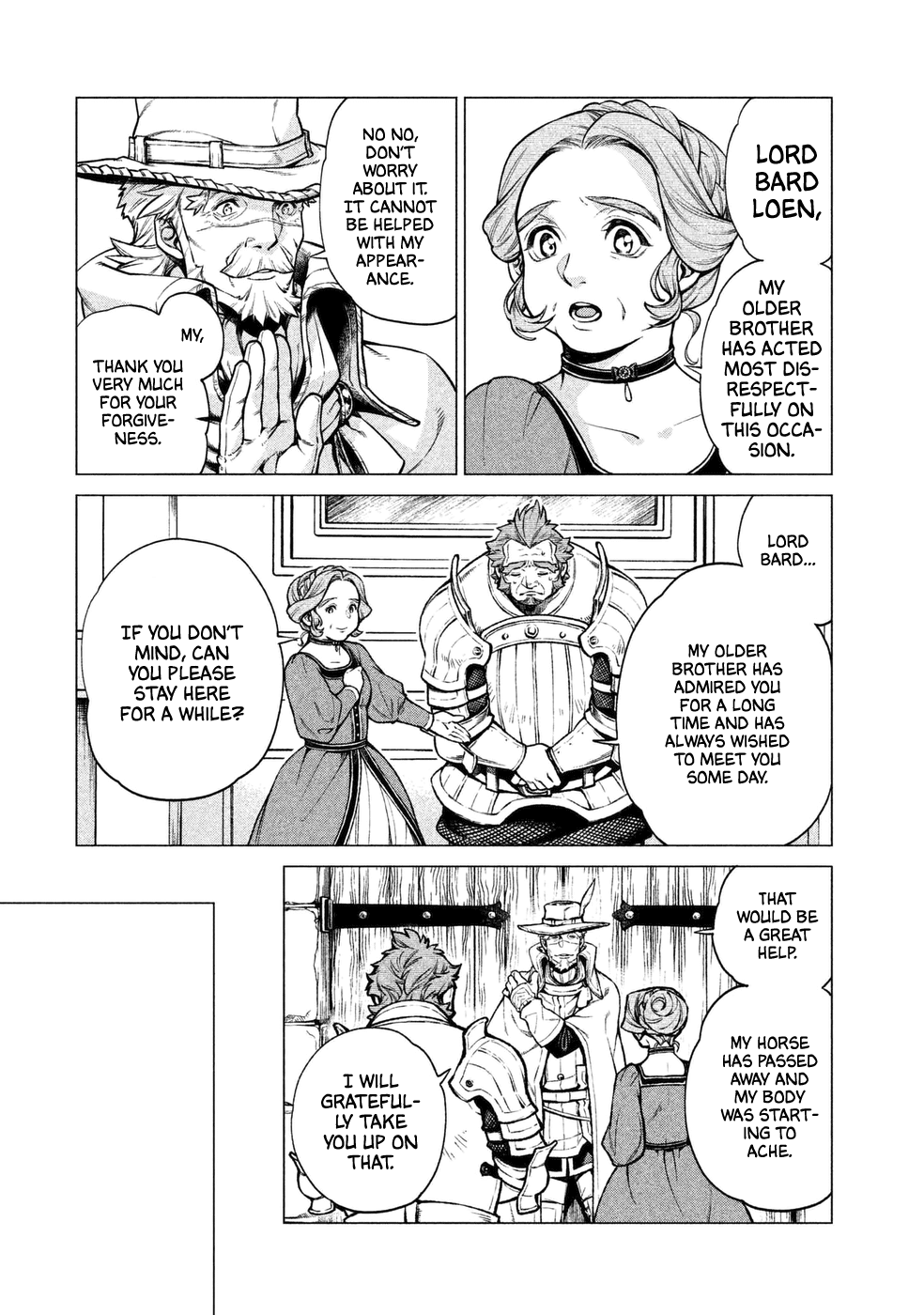 Henkyou no Roukishi - Bard Loen Chapter 22 page 3 - Chapter 22: Grilled Black Lobsters
