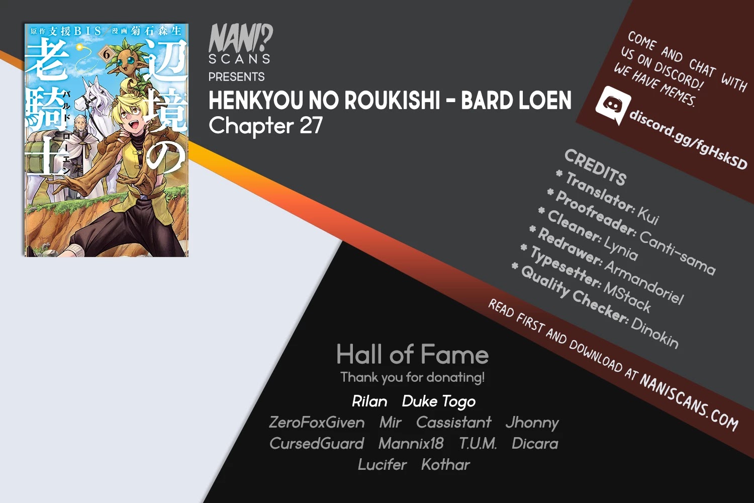 Henkyou no Roukishi - Bard Loen Chapter 27 page 1 - Chapter 27: Warrior of Jameen