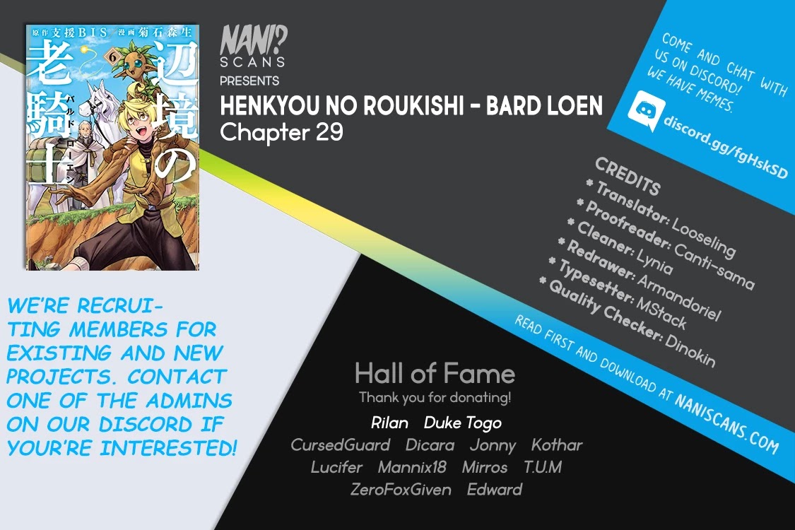 Henkyou no Roukishi - Bard Loen Chapter 29 page 1 - Chapter 29: Measurements