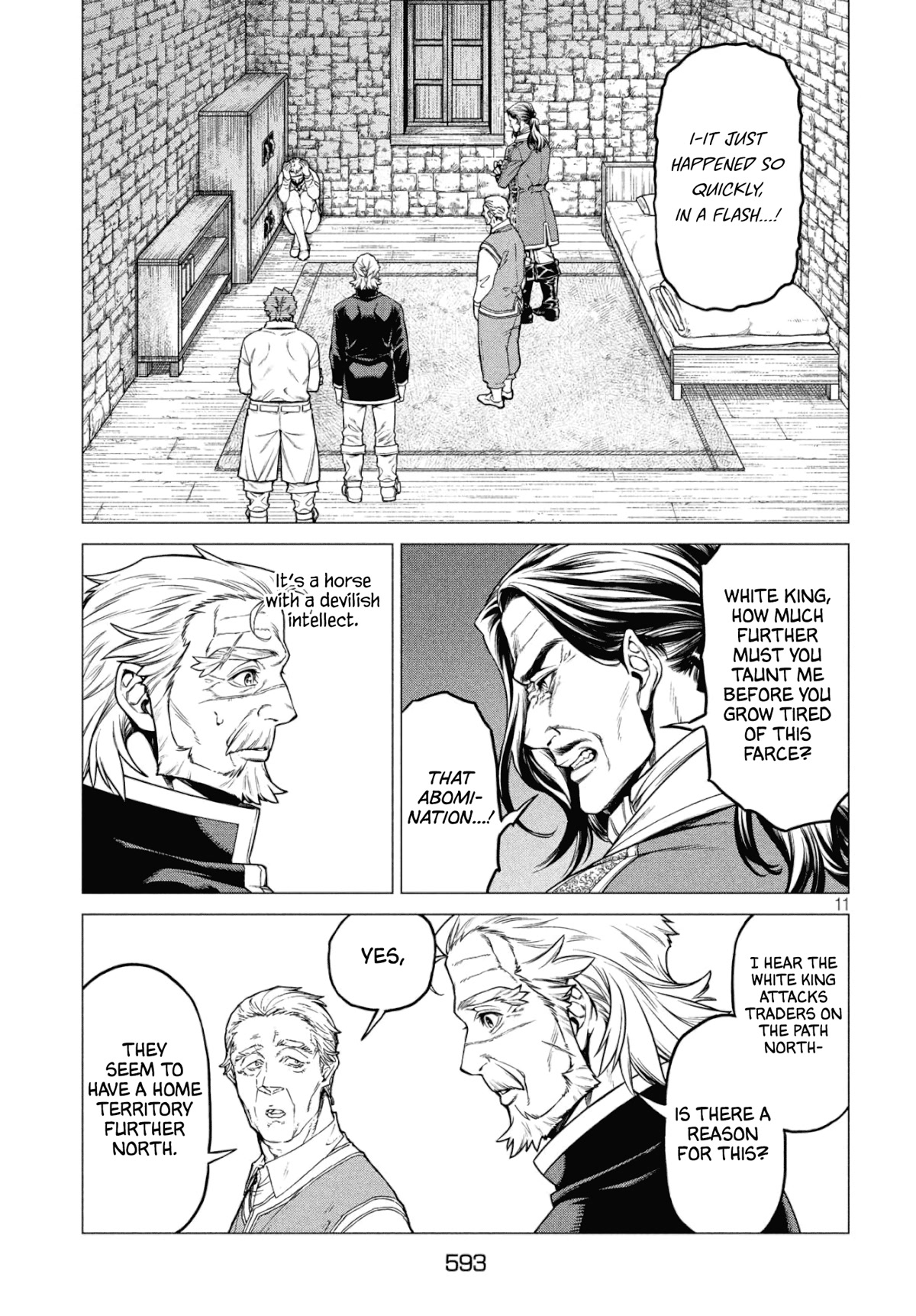Henkyou no Roukishi - Bard Loen Chapter 33 page 11 - Chapter 33: The White King