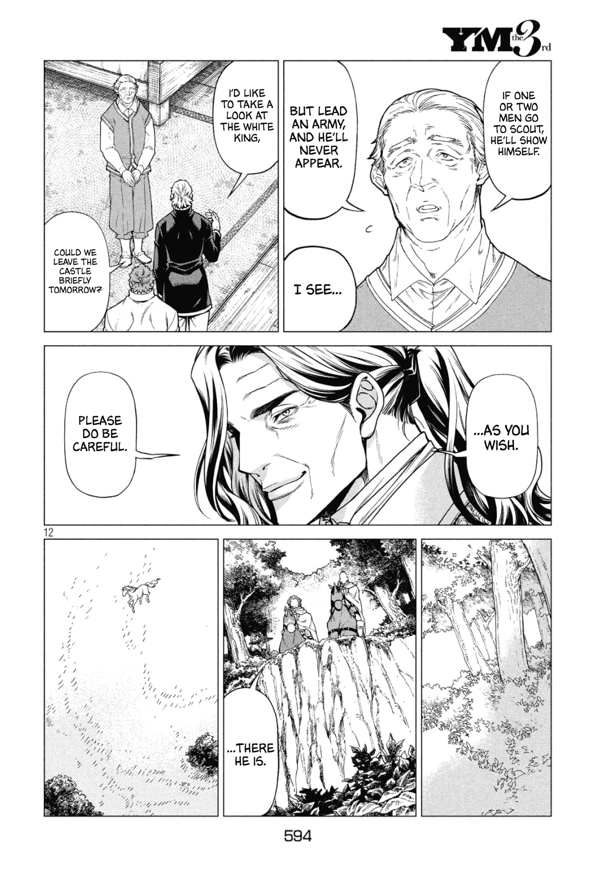 Henkyou no Roukishi - Bard Loen Chapter 33 page 12 - Chapter 33: The White King