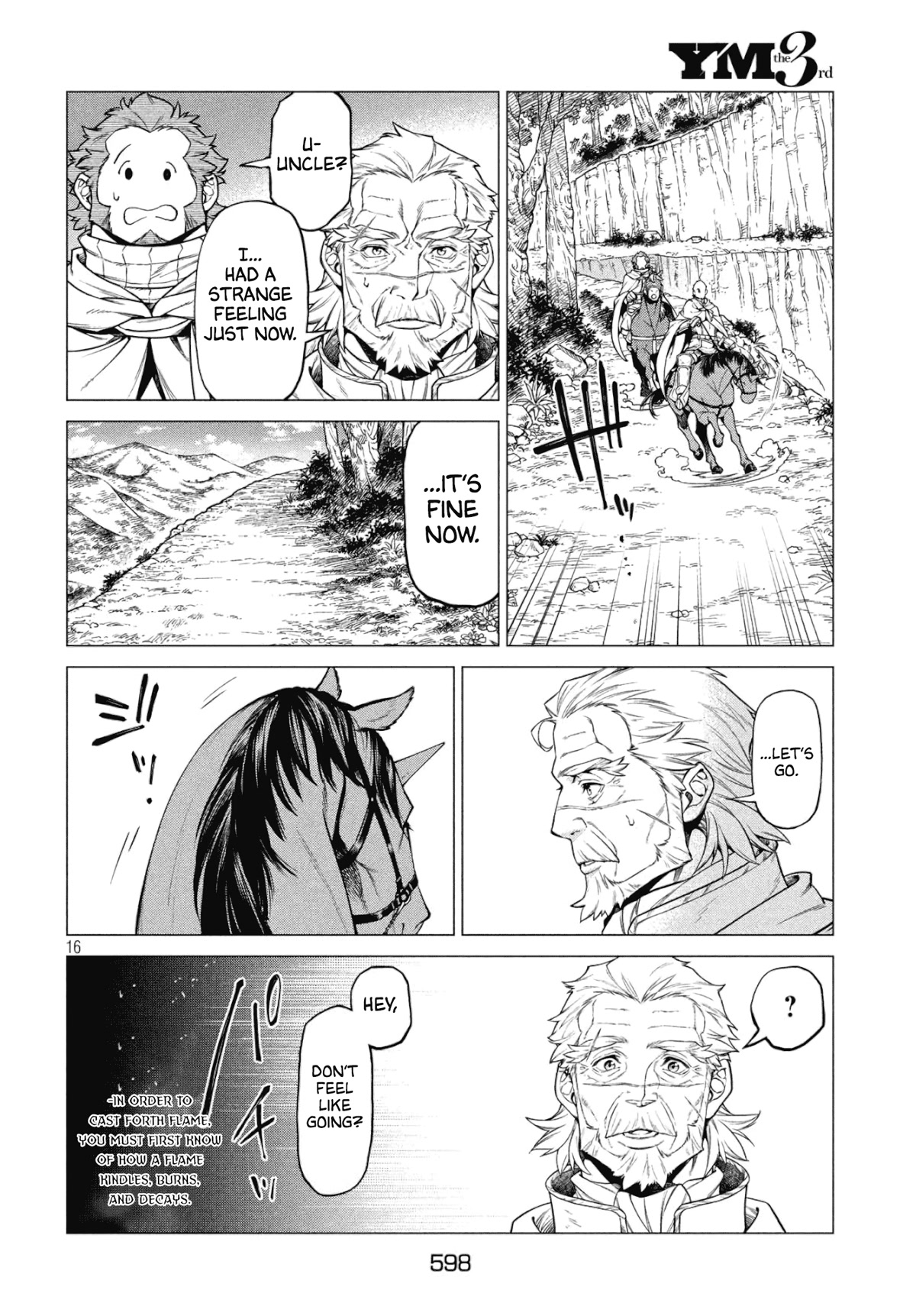 Henkyou no Roukishi - Bard Loen Chapter 33 page 16 - Chapter 33: The White King