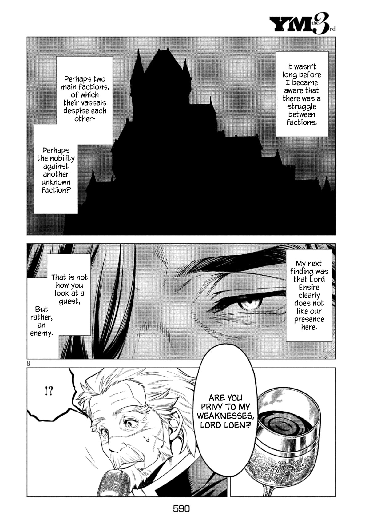 Henkyou no Roukishi - Bard Loen Chapter 33 page 8 - Chapter 33: The White King
