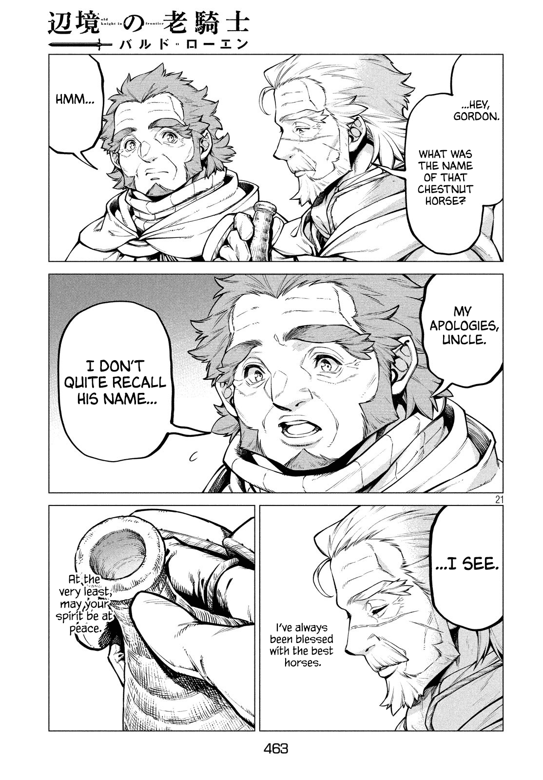 Henkyou no Roukishi - Bard Loen Chapter 36 page 21 - Chapter 36: Smoked Spirits