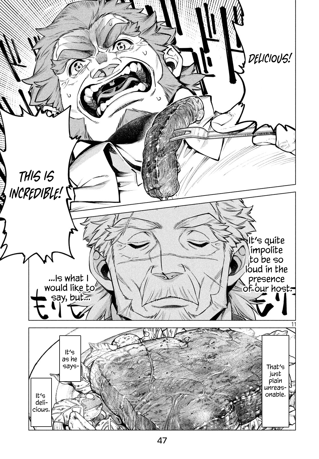 Henkyou no Roukishi - Bard Loen Chapter 37 page 11 - Chapter 37: Steamed Pork