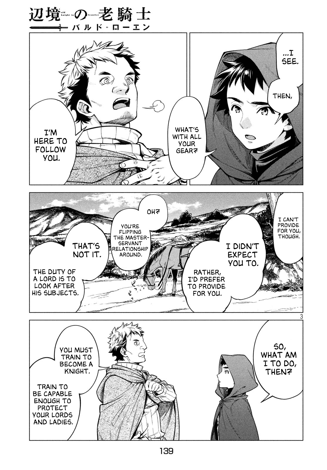 Henkyou no Roukishi - Bard Loen Chapter 38 page 3 - Chapter 38: Sword of Promise