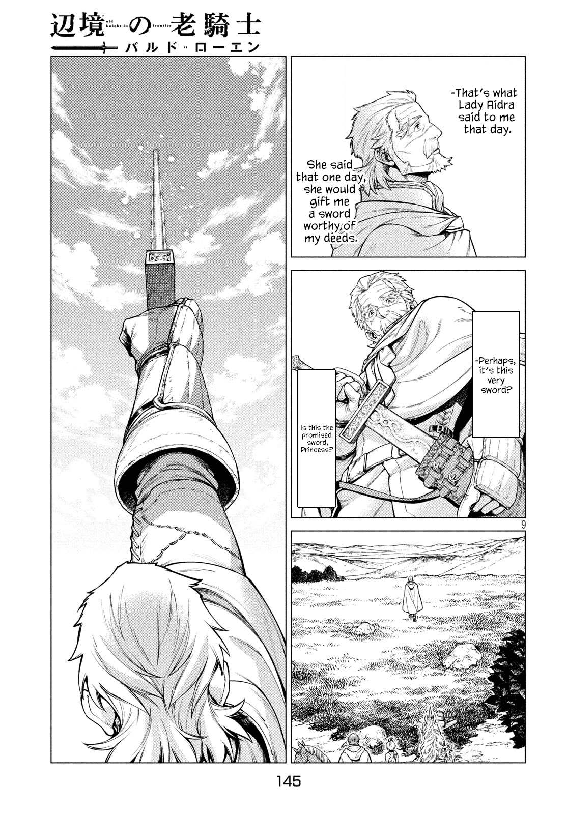 Henkyou no Roukishi - Bard Loen Chapter 38 page 9 - Chapter 38: Sword of Promise