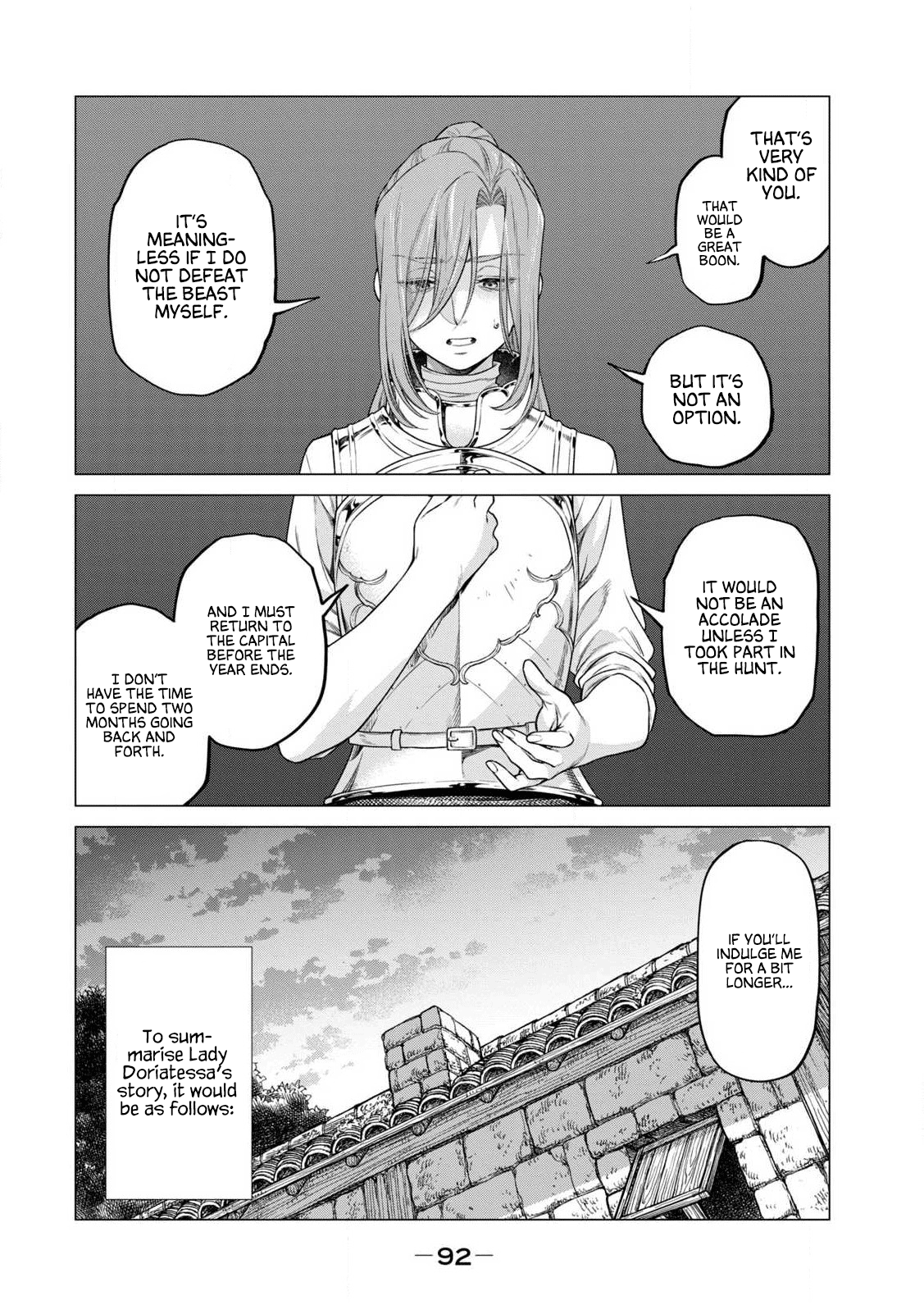 Henkyou no Roukishi - Bard Loen Chapter 42 page 12 - Chapter 42: A Lady Knight's Wish