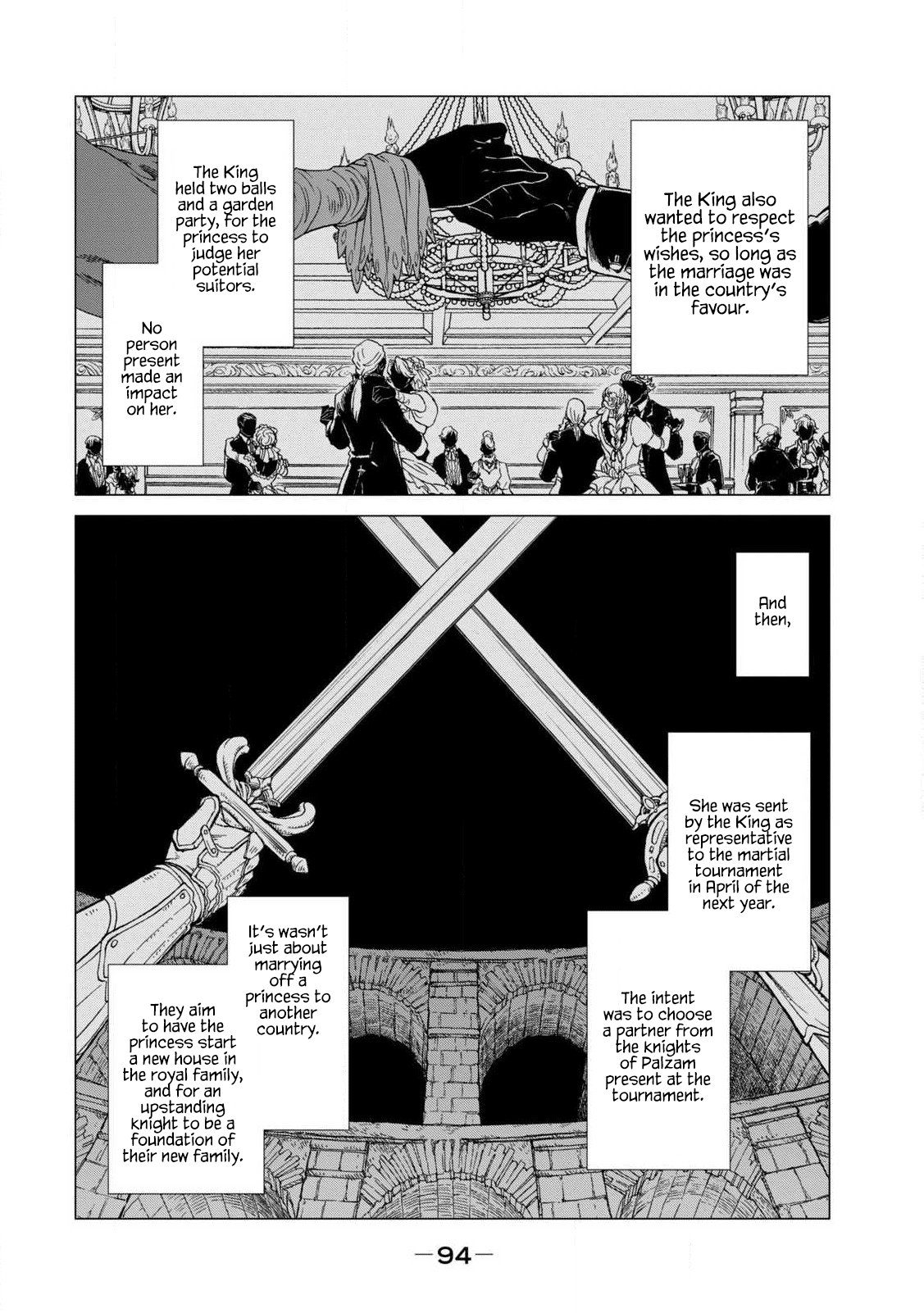 Henkyou no Roukishi - Bard Loen Chapter 42 page 14 - Chapter 42: A Lady Knight's Wish