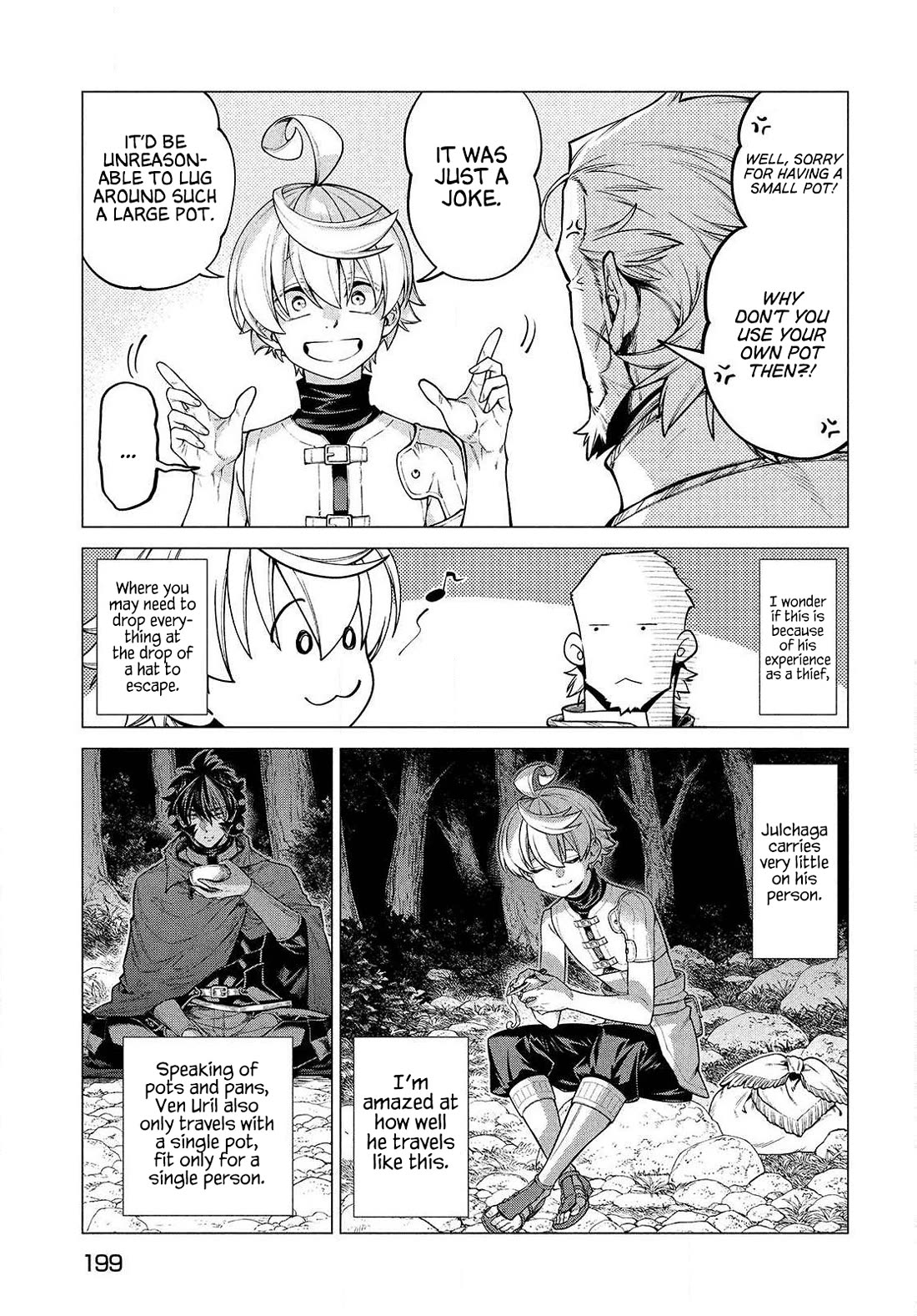 Henkyou no Roukishi - Bard Loen Chapter 47 page 11 - Chapter 47: Uner Grilled Hirauo