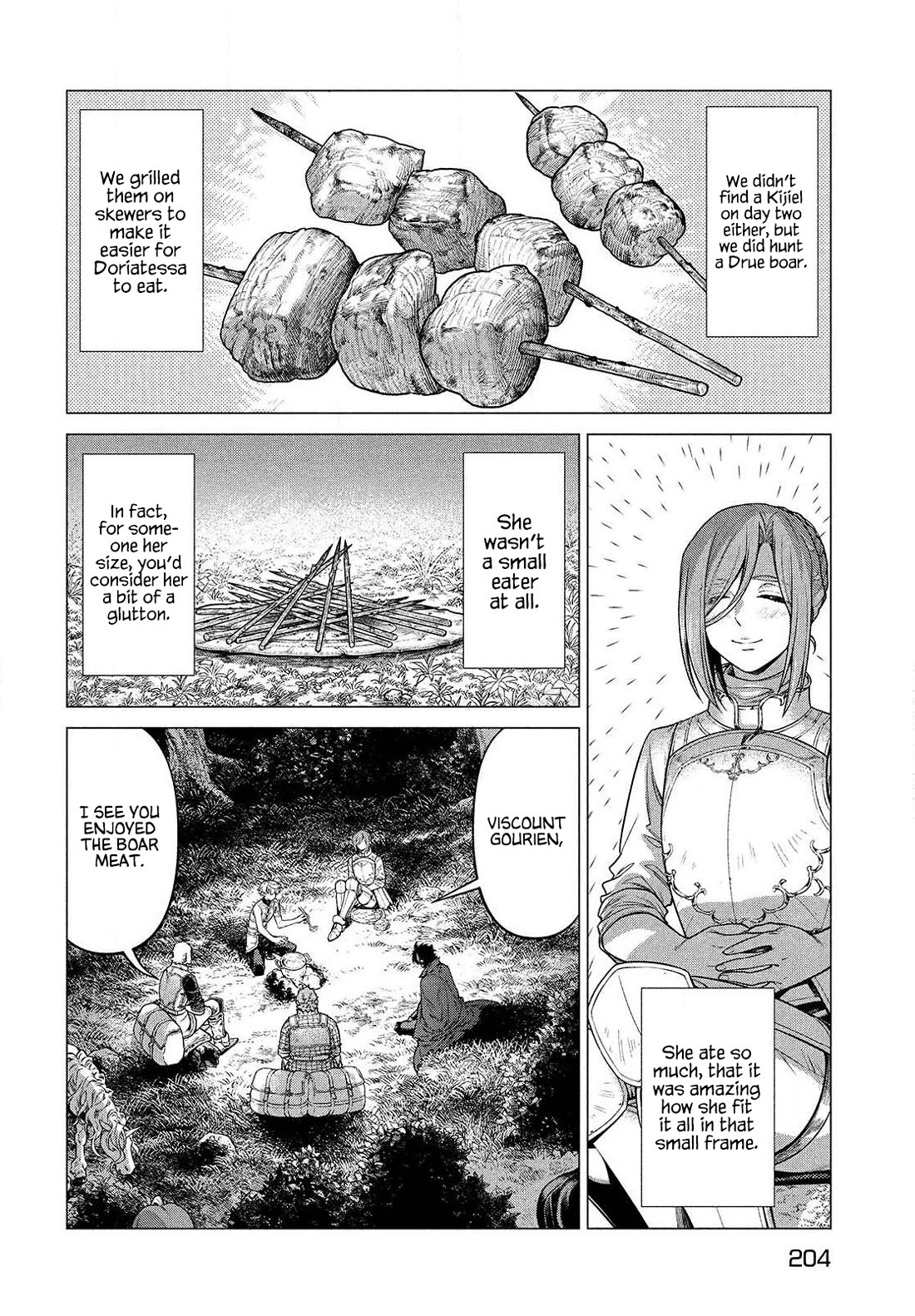 Henkyou no Roukishi - Bard Loen Chapter 47 page 16 - Chapter 47: Uner Grilled Hirauo
