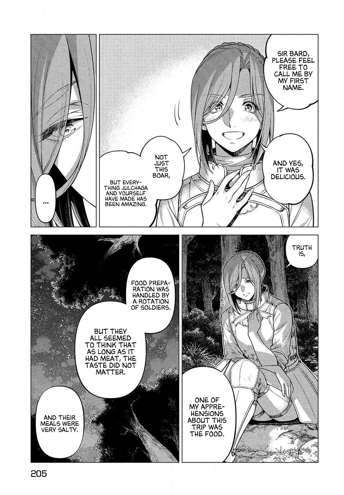 Henkyou no Roukishi - Bard Loen Chapter 47 page 17 - Chapter 47: Uner Grilled Hirauo