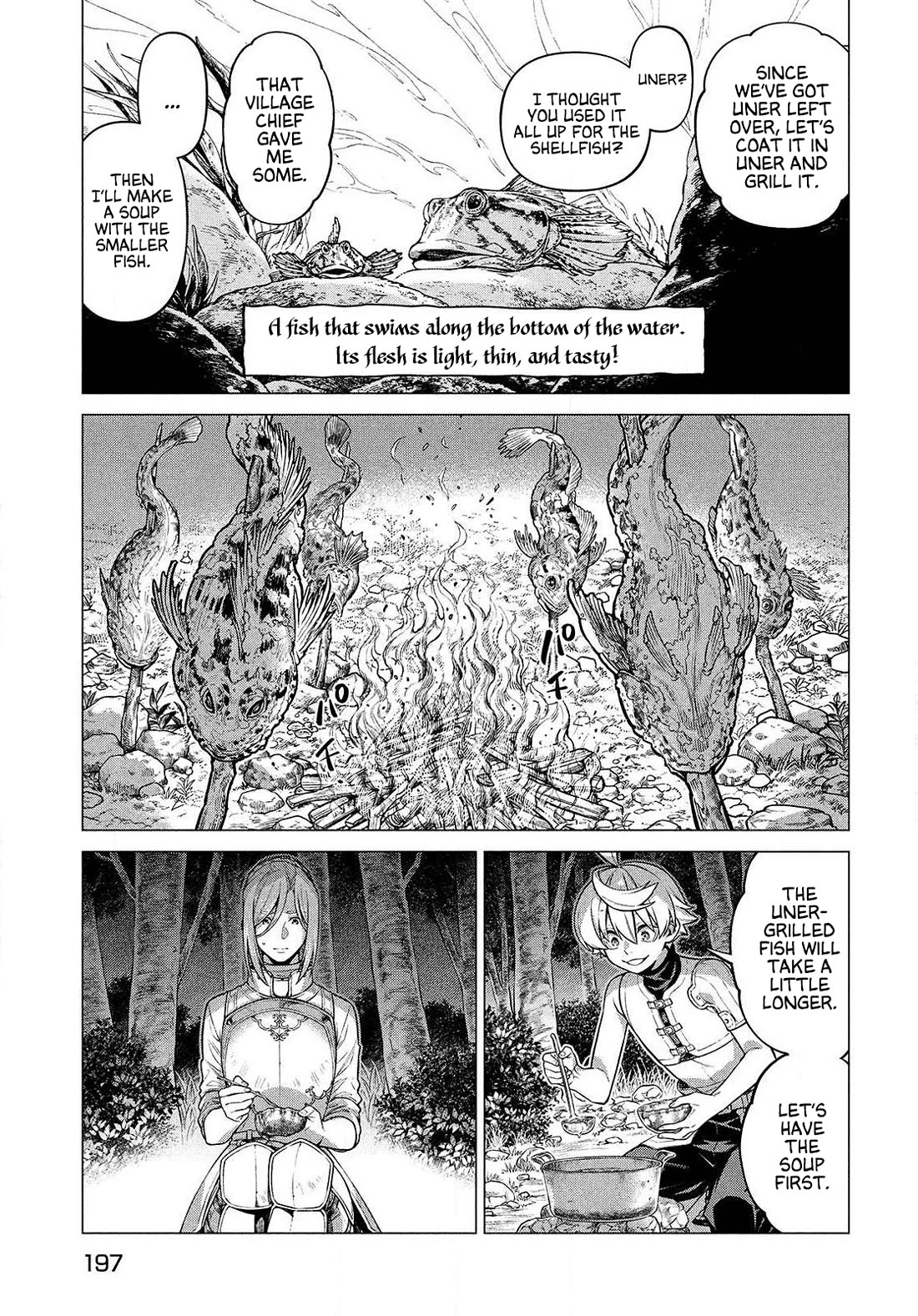 Henkyou no Roukishi - Bard Loen Chapter 47 page 9 - Chapter 47: Uner Grilled Hirauo