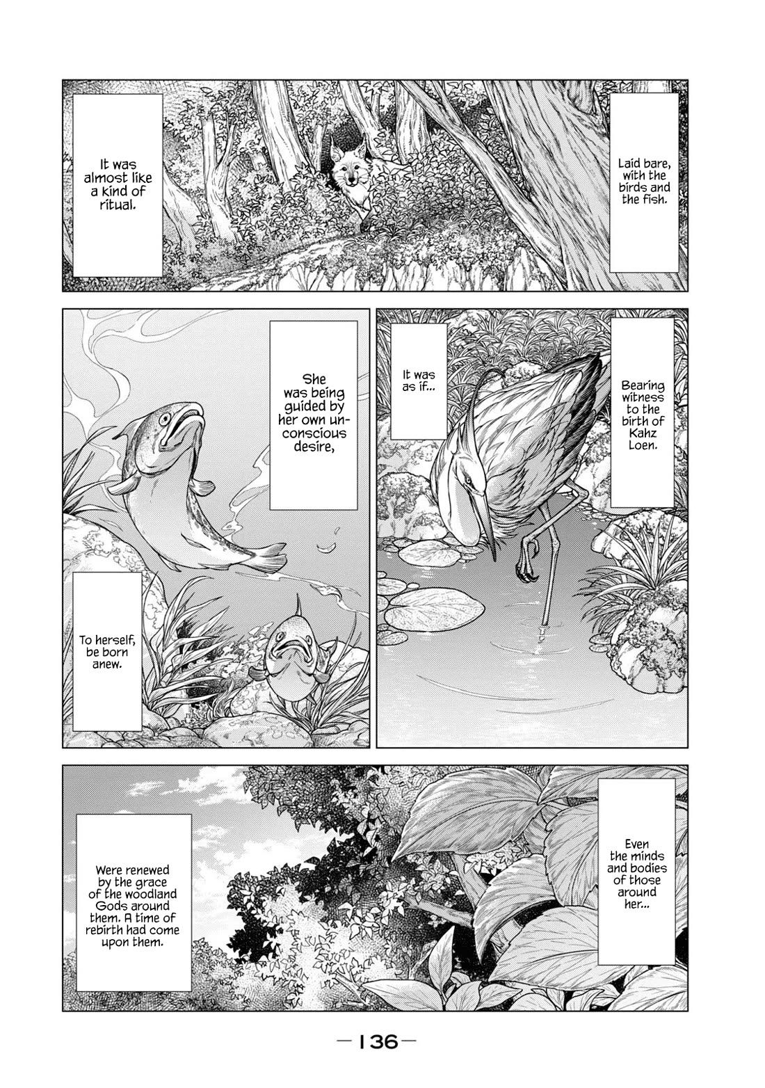 Henkyou no Roukishi - Bard Loen Chapter 58 page 14 - Chapter 58: Spirit of the Waterfall