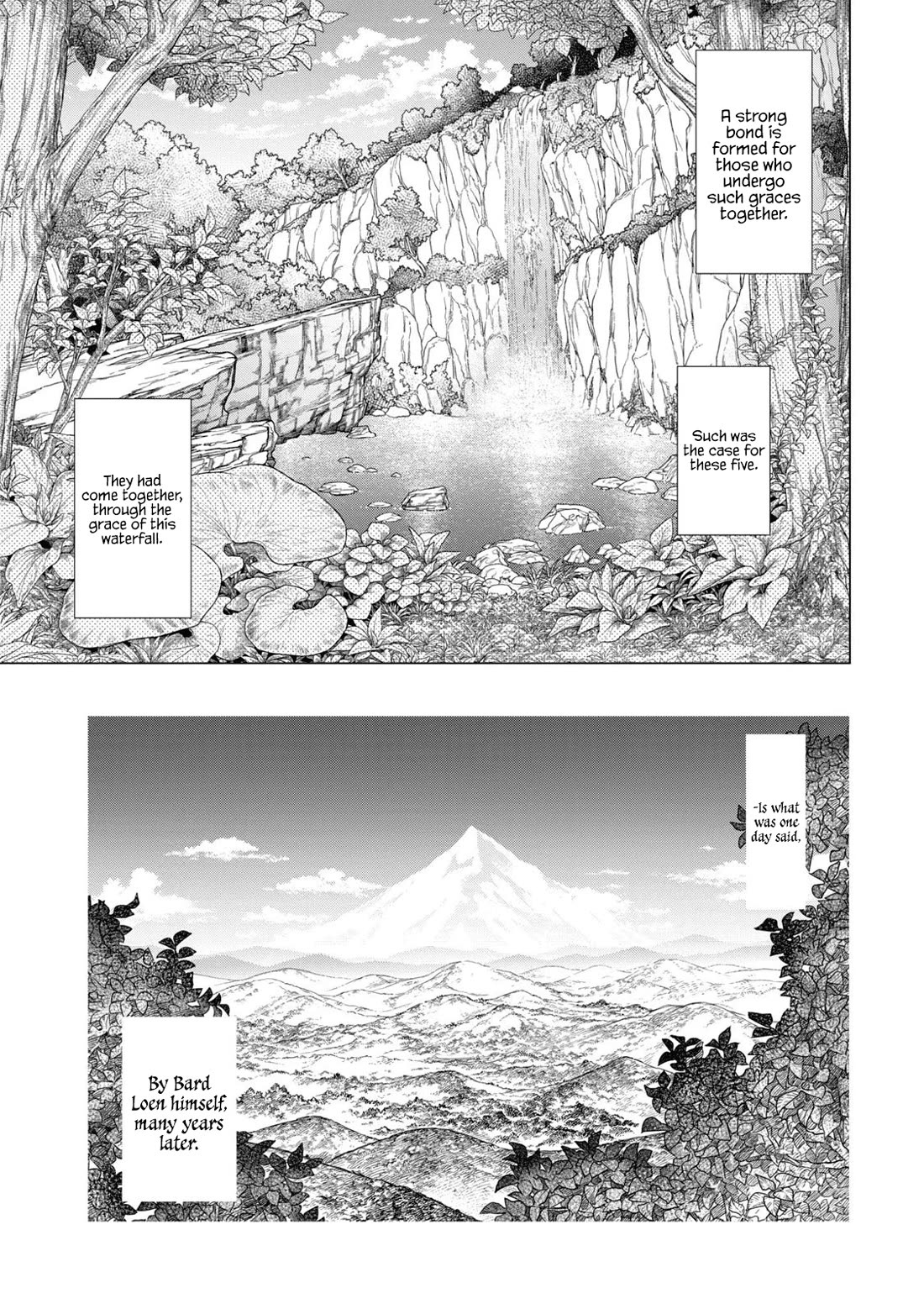 Henkyou no Roukishi - Bard Loen Chapter 58 page 15 - Chapter 58: Spirit of the Waterfall