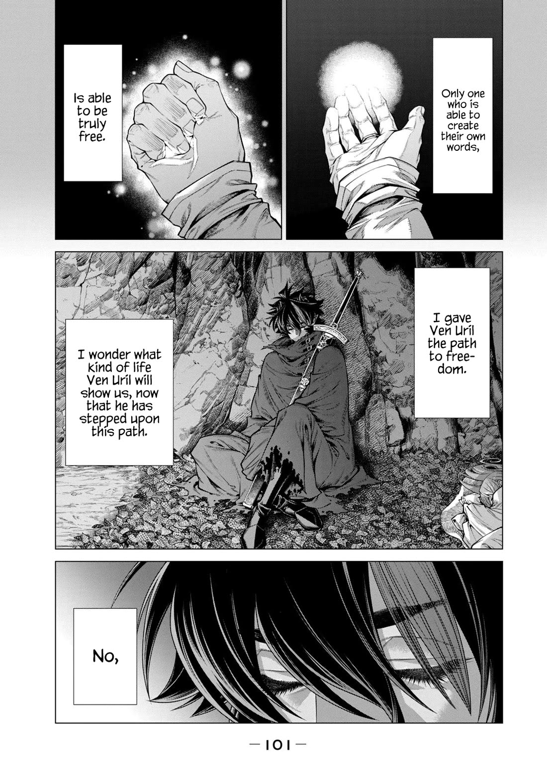 Henkyou no Roukishi - Bard Loen Chapter 64 page 13 - Chapter 64: Night Contemplations