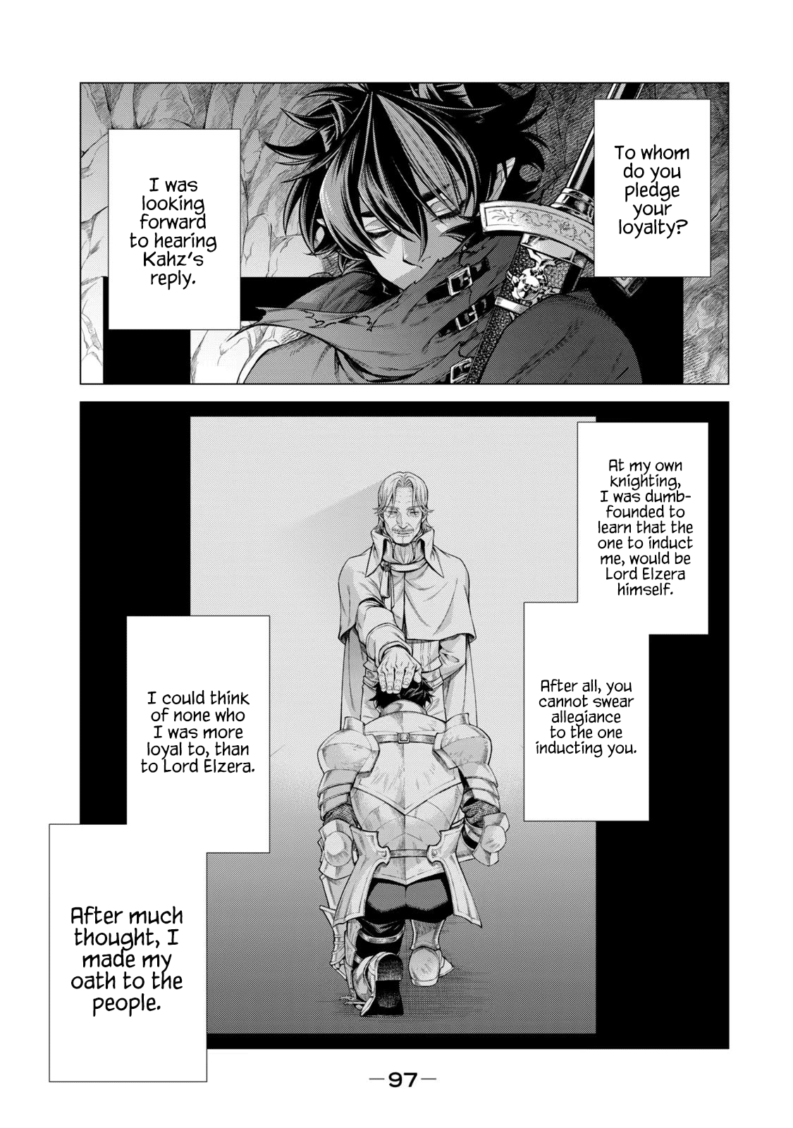 Henkyou no Roukishi - Bard Loen Chapter 64 page 9 - Chapter 64: Night Contemplations