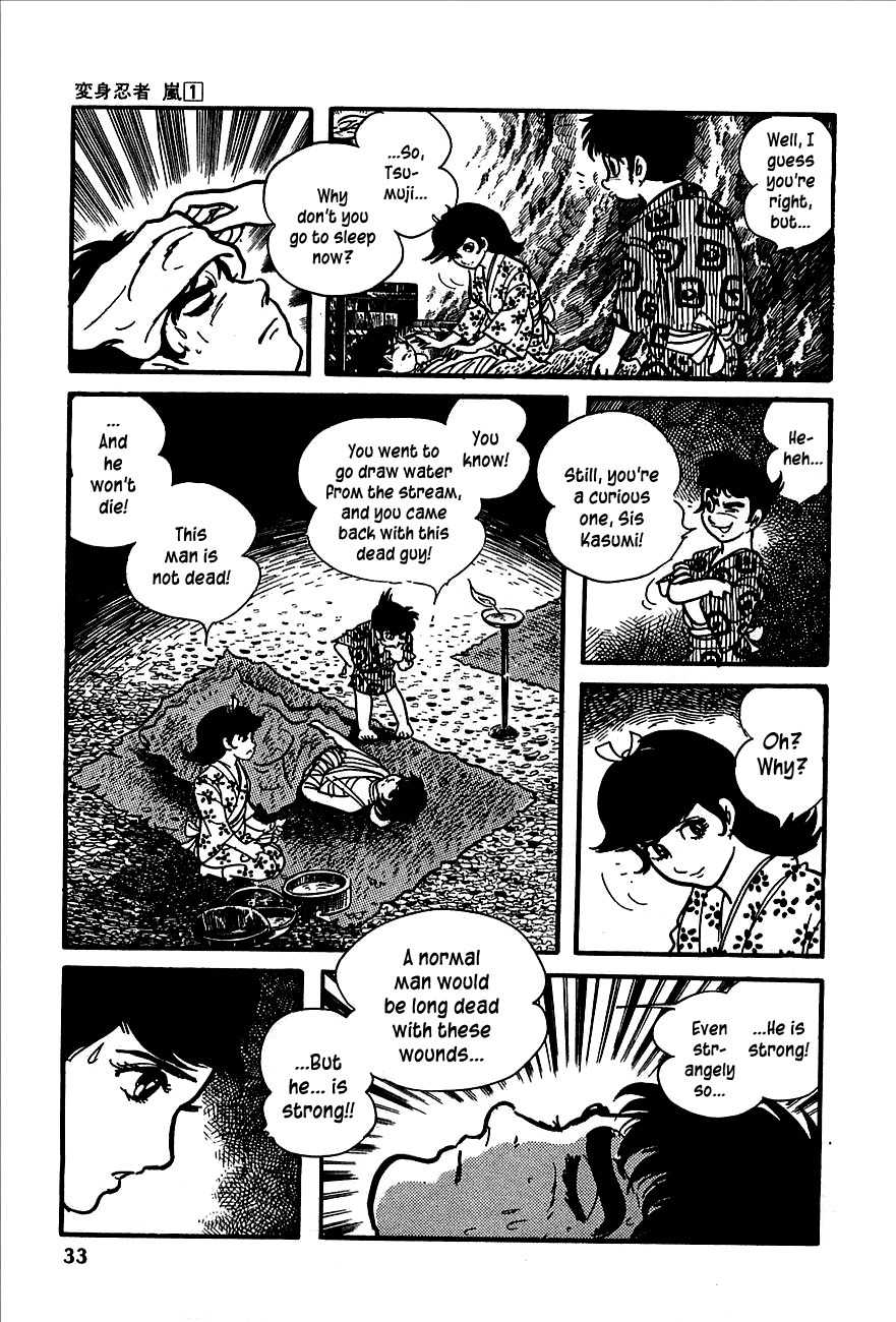 Henshin Ninja Arashi Chapter 1 page 30 - Chapter 1: Metamorphic Ninjas, Dance in the Night