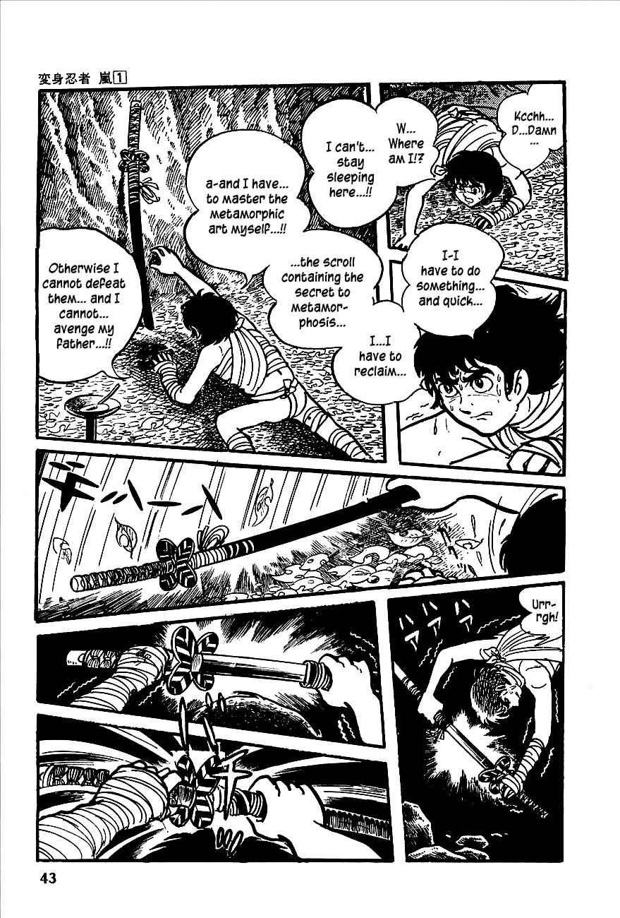 Henshin Ninja Arashi Chapter 1 page 39 - Chapter 1: Metamorphic Ninjas, Dance in the Night
