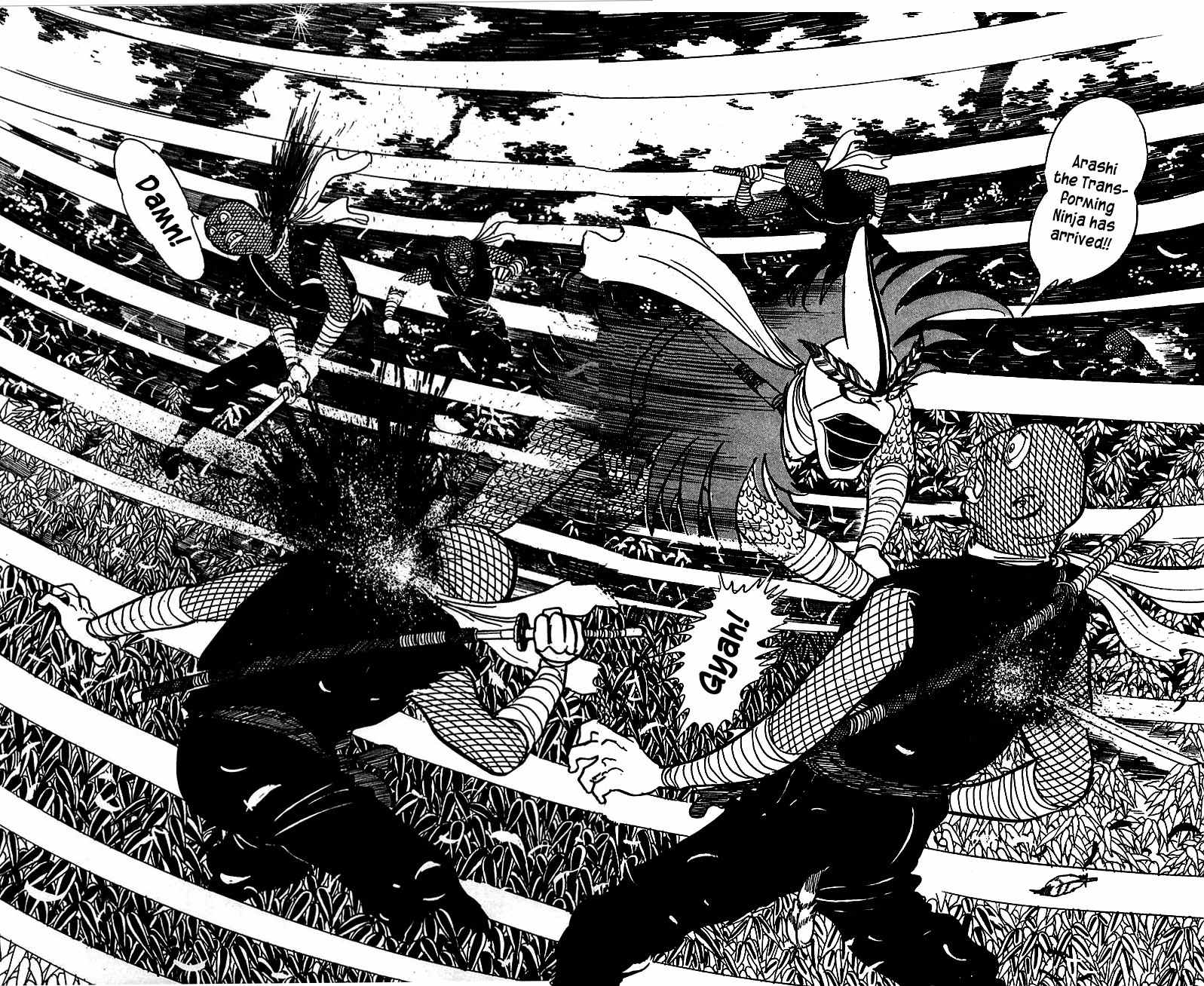 Henshin Ninja Arashi Chapter 1 page 73 - Chapter 1: Metamorphic Ninjas, Dance in the Night