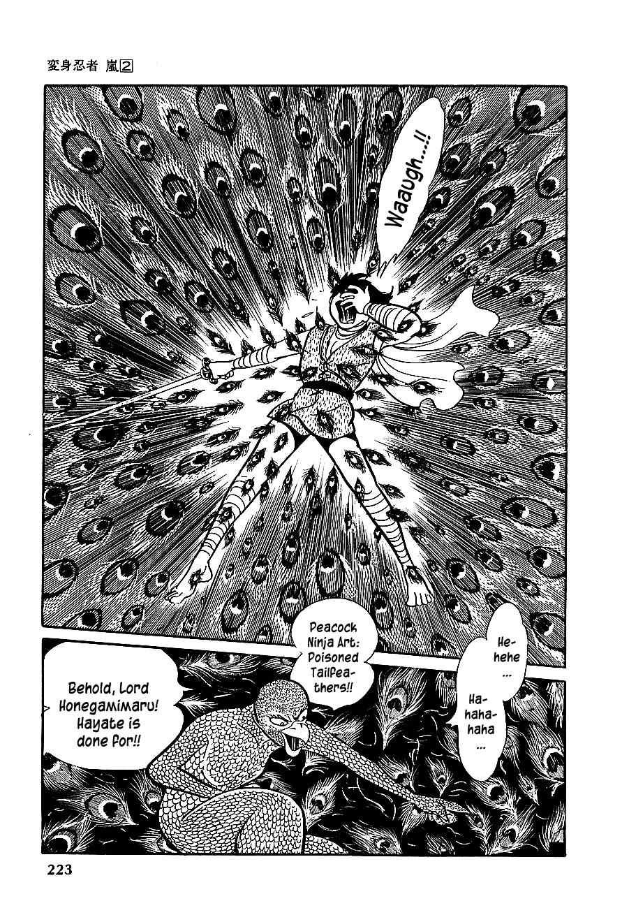 Henshin Ninja Arashi Chapter 10 page 33 - Chapter 10: The Cursed Peacock's Mandala