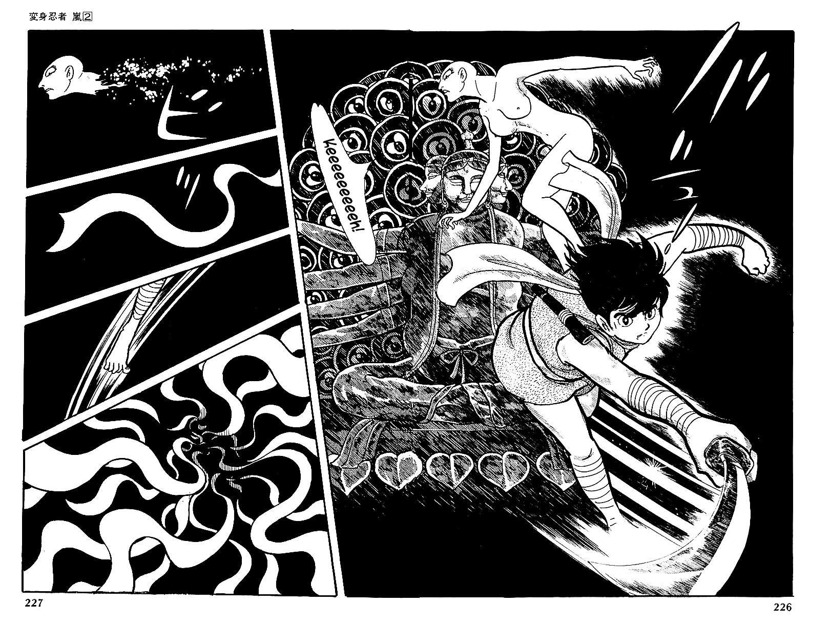 Henshin Ninja Arashi Chapter 10 page 36 - Chapter 10: The Cursed Peacock's Mandala