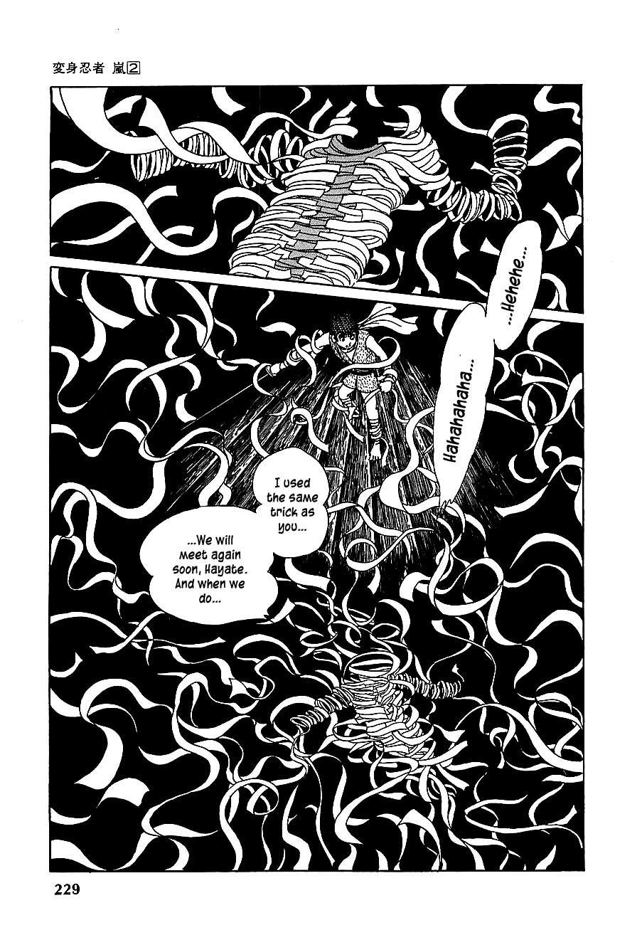 Henshin Ninja Arashi Chapter 10 page 38 - Chapter 10: The Cursed Peacock's Mandala