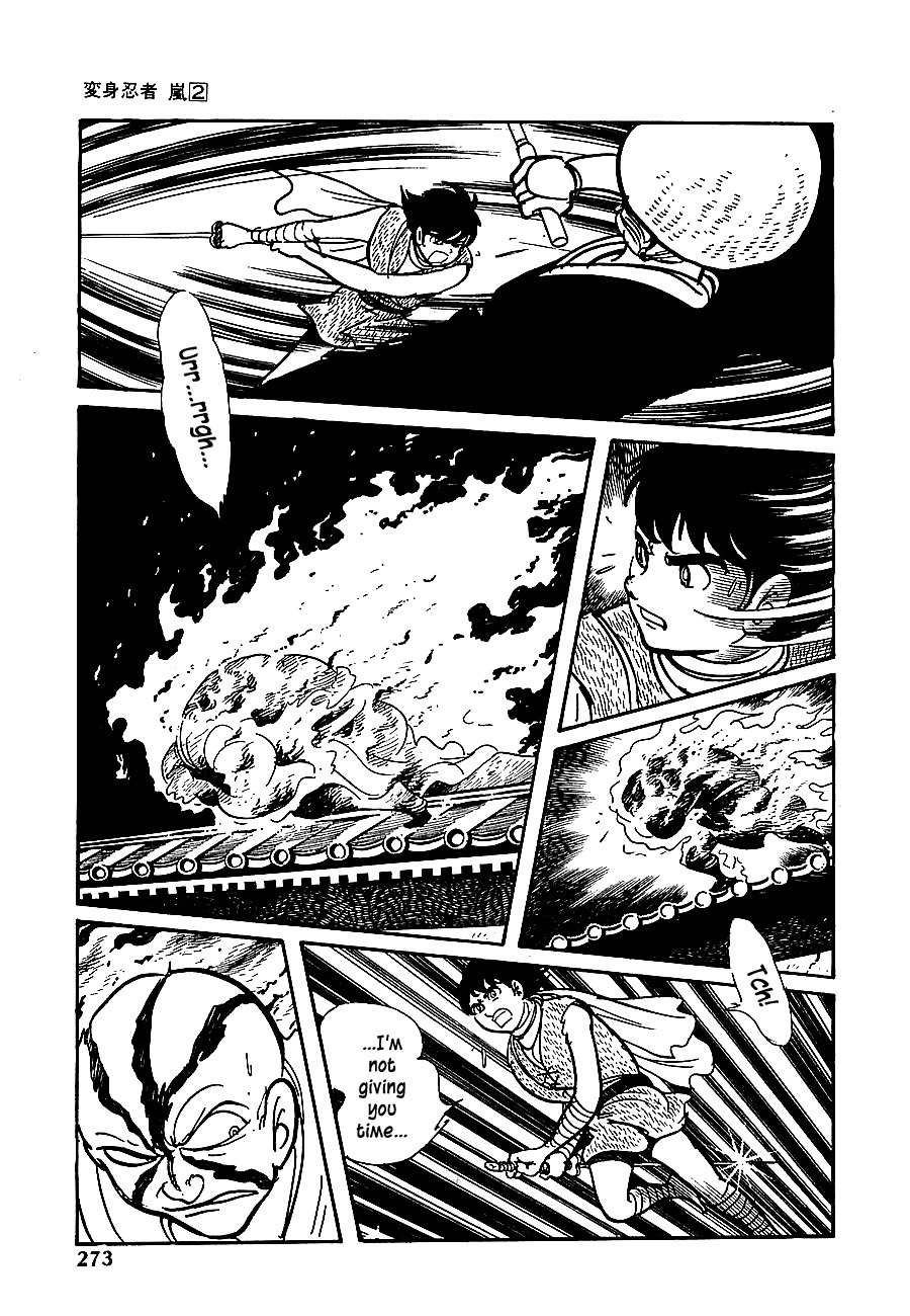Henshin Ninja Arashi Chapter 11 page 38 - Chapter 11: The Bloodwheels Travel on the Path of the Preta Amitabha