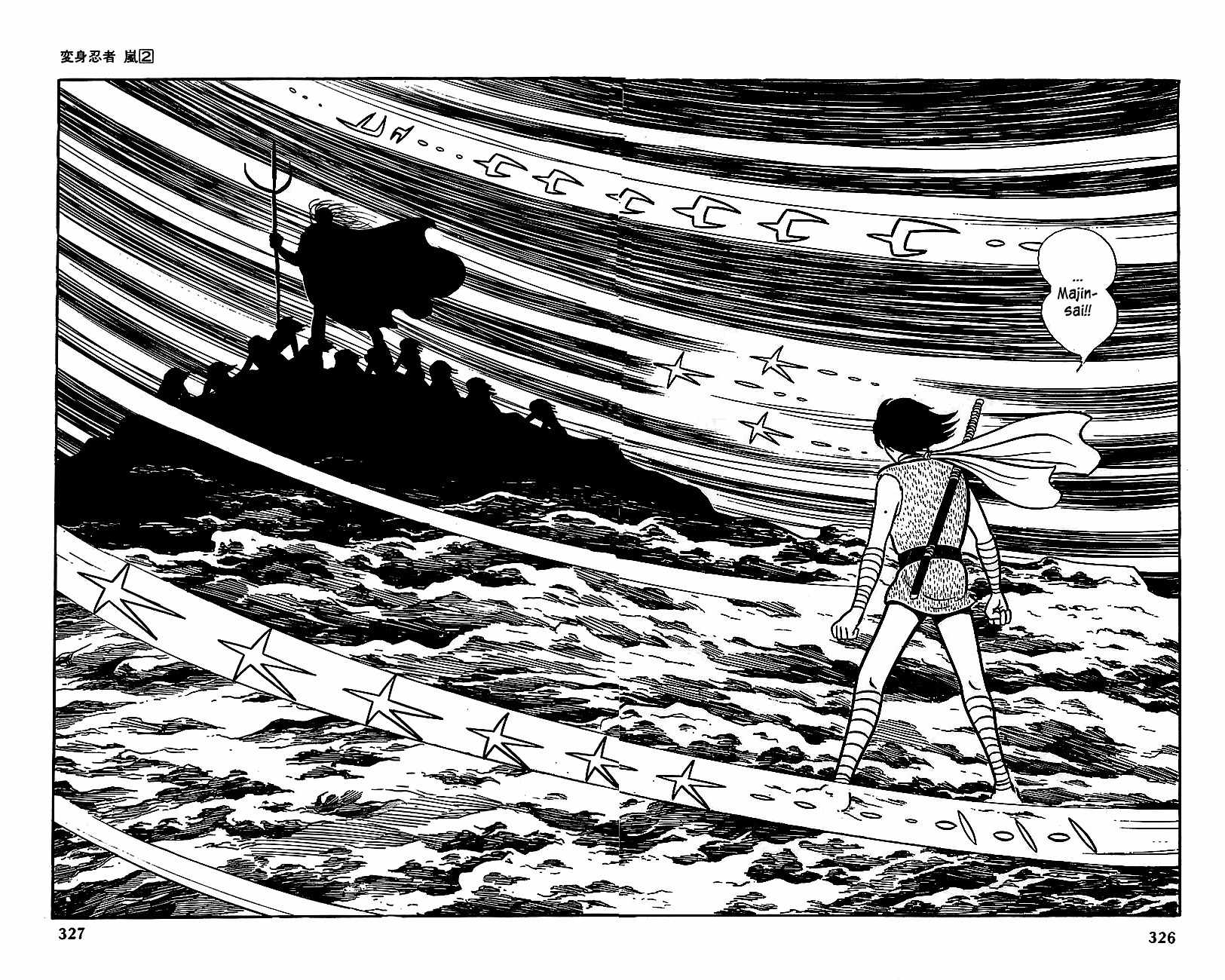 Henshin Ninja Arashi Chapter 12 page 36 - Chapter 12: Howling in the Dog God's Village