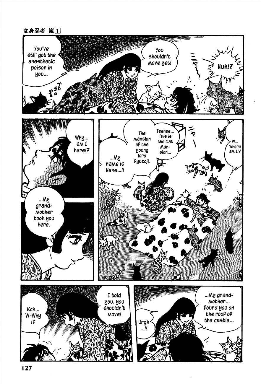 Henshin Ninja Arashi Chapter 2 page 23 - Chapter 2: Night of the Blue Cat