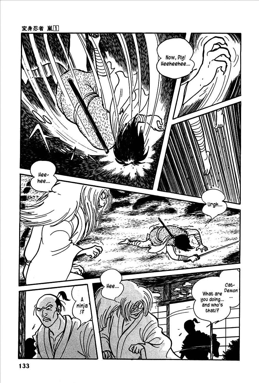 Henshin Ninja Arashi Chapter 2 page 28 - Chapter 2: Night of the Blue Cat