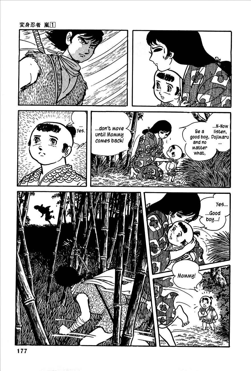 Henshin Ninja Arashi Chapter 3 page 17 - Chapter 3: White Fox Runs Through the Wasteland