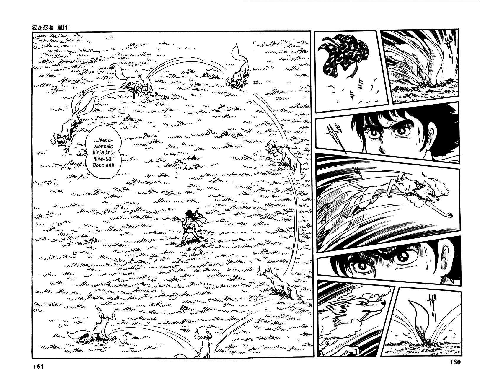 Henshin Ninja Arashi Chapter 3 page 20 - Chapter 3: White Fox Runs Through the Wasteland
