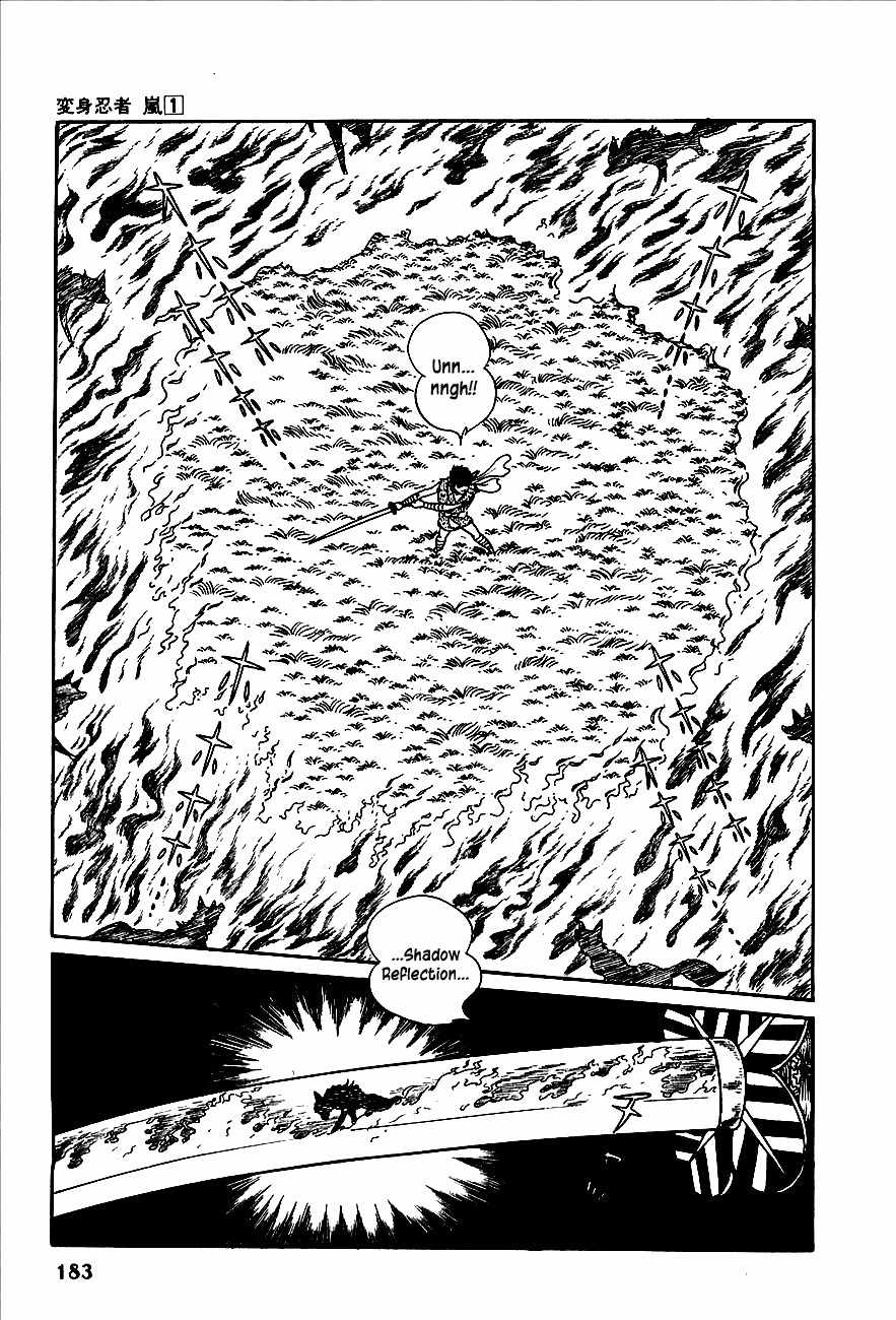 Henshin Ninja Arashi Chapter 3 page 22 - Chapter 3: White Fox Runs Through the Wasteland