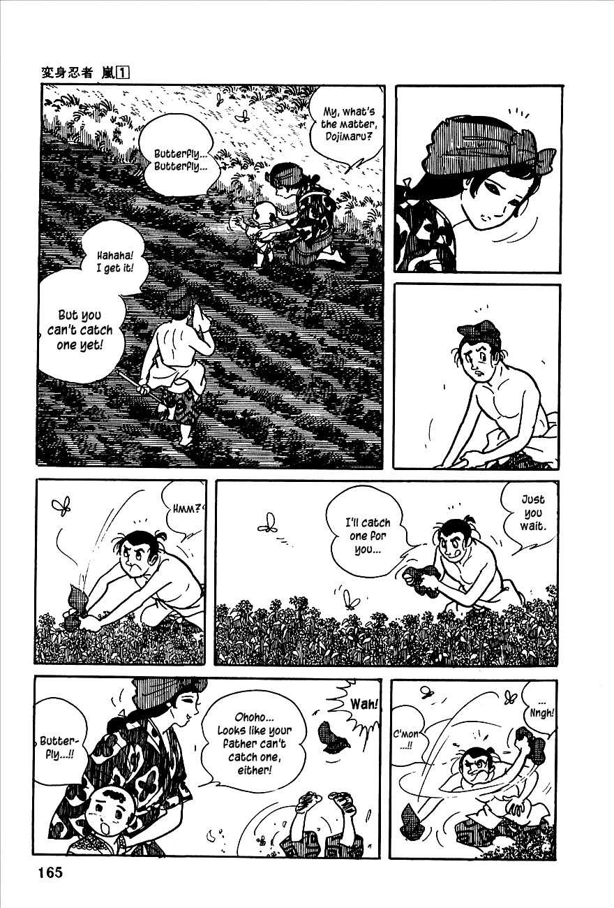 Henshin Ninja Arashi Chapter 3 page 5 - Chapter 3: White Fox Runs Through the Wasteland