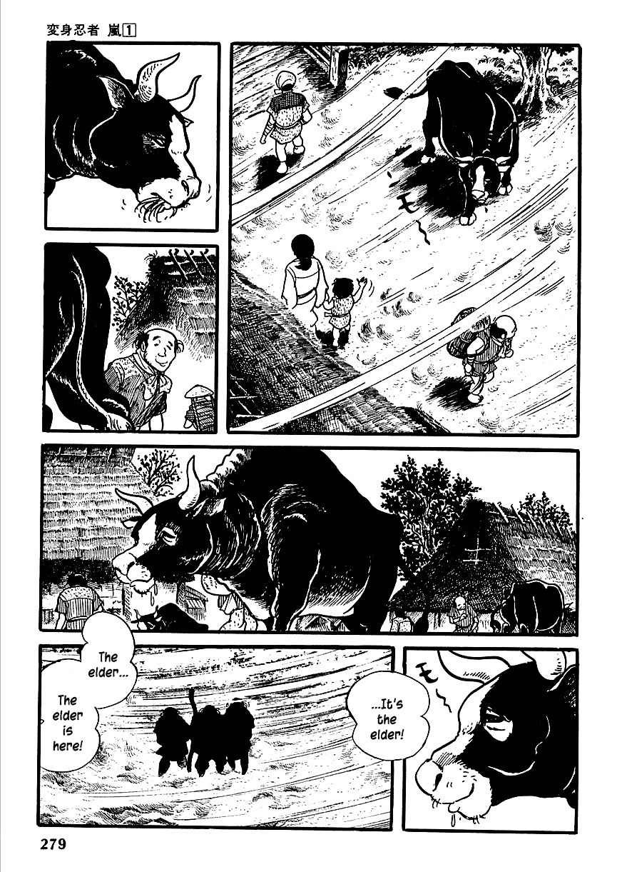 Henshin Ninja Arashi Chapter 5 page 9 - Chapter 5: The Golden Bull Cries in the Depths of the Earth