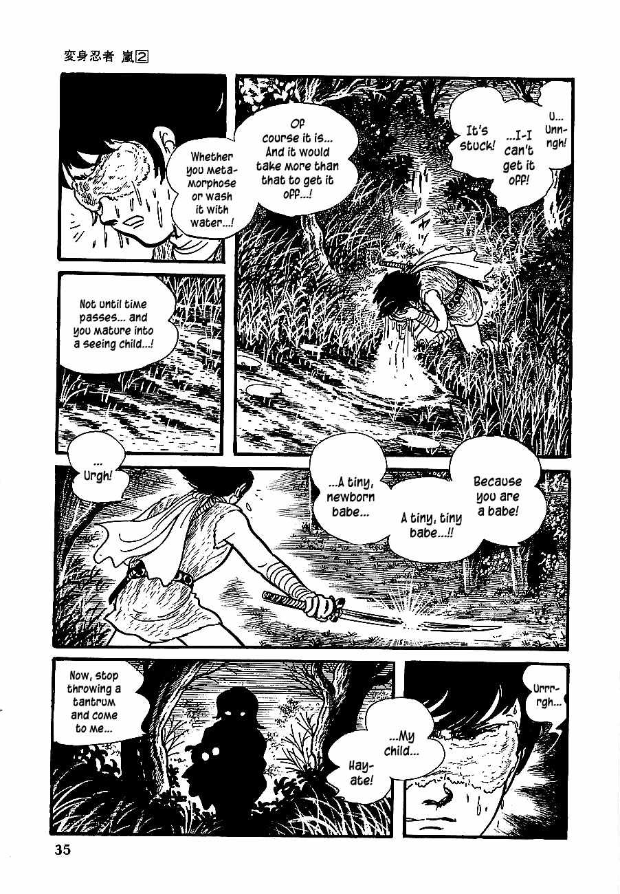 Henshin Ninja Arashi Chapter 6 page 36 - Chapter 6: The Bee's Hum is the Lullaby of Hell