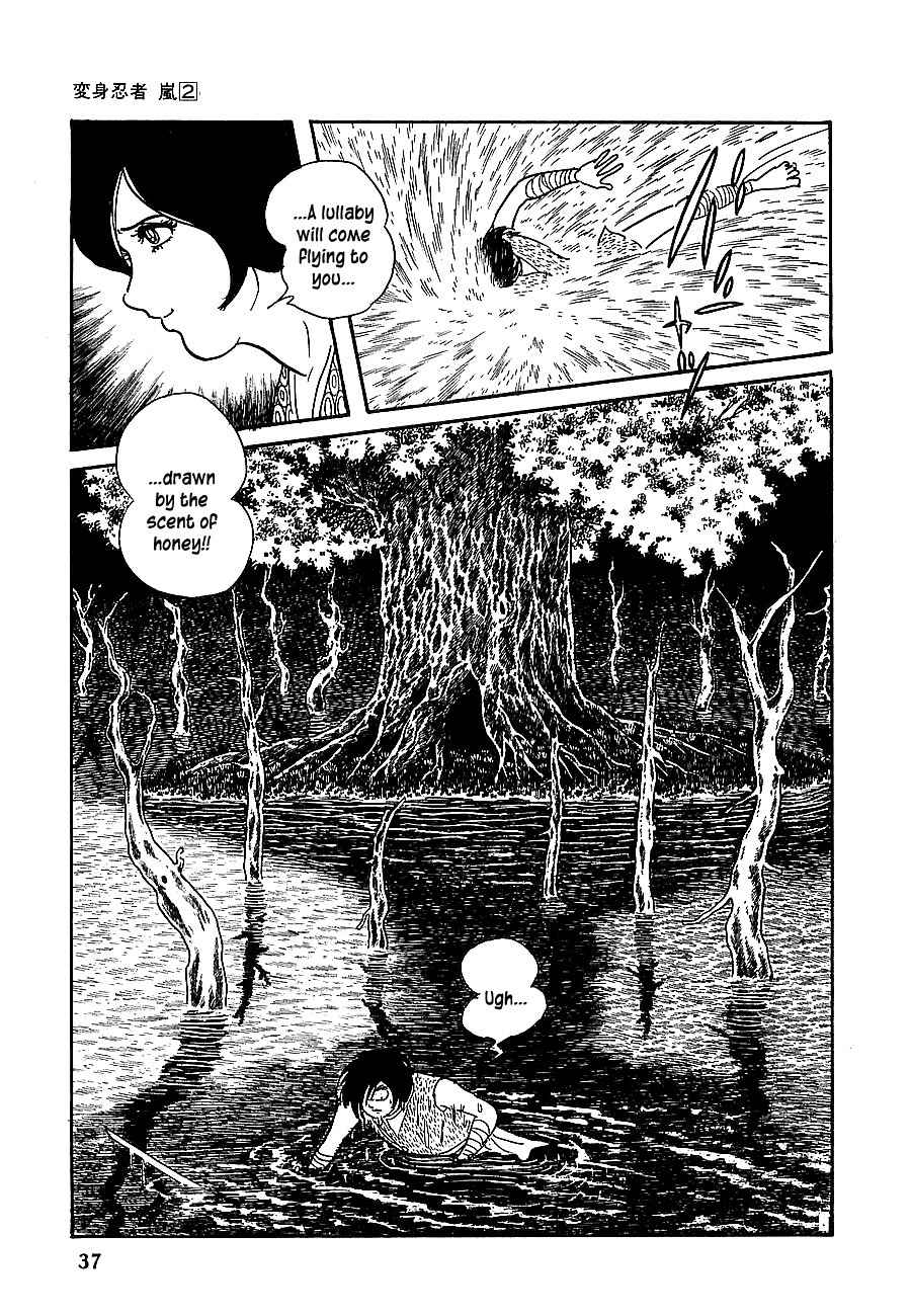 Henshin Ninja Arashi Chapter 6 page 38 - Chapter 6: The Bee's Hum is the Lullaby of Hell