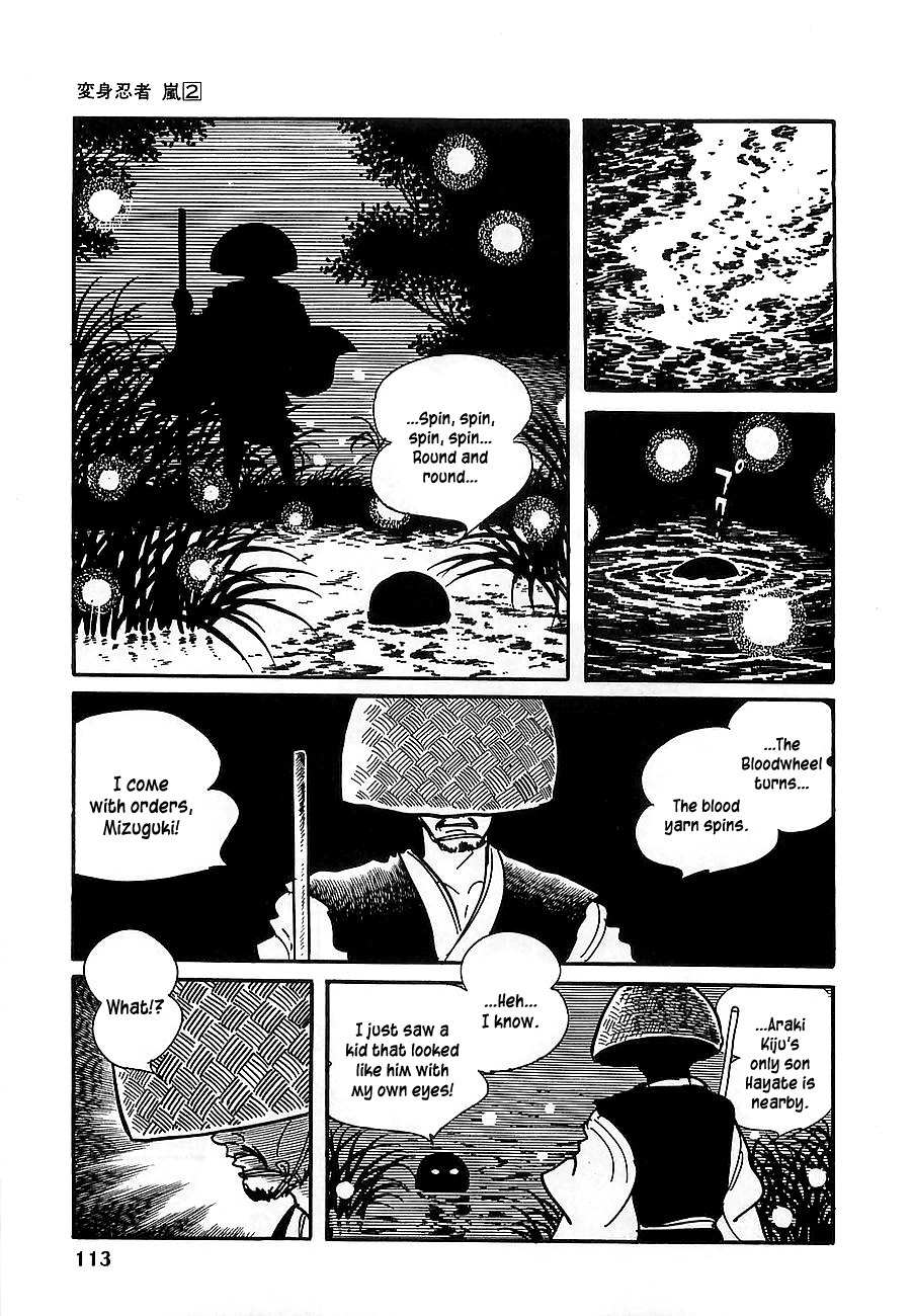 Henshin Ninja Arashi Chapter 8 page 13 - Chapter 8: Lightning Drums of the Otter Festival