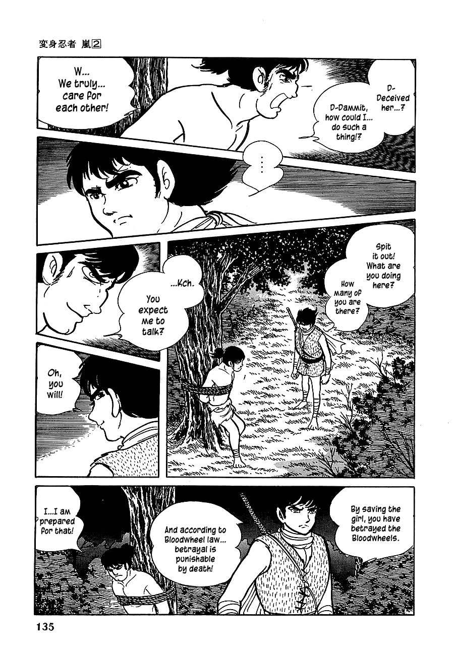 Henshin Ninja Arashi Chapter 8 page 35 - Chapter 8: Lightning Drums of the Otter Festival